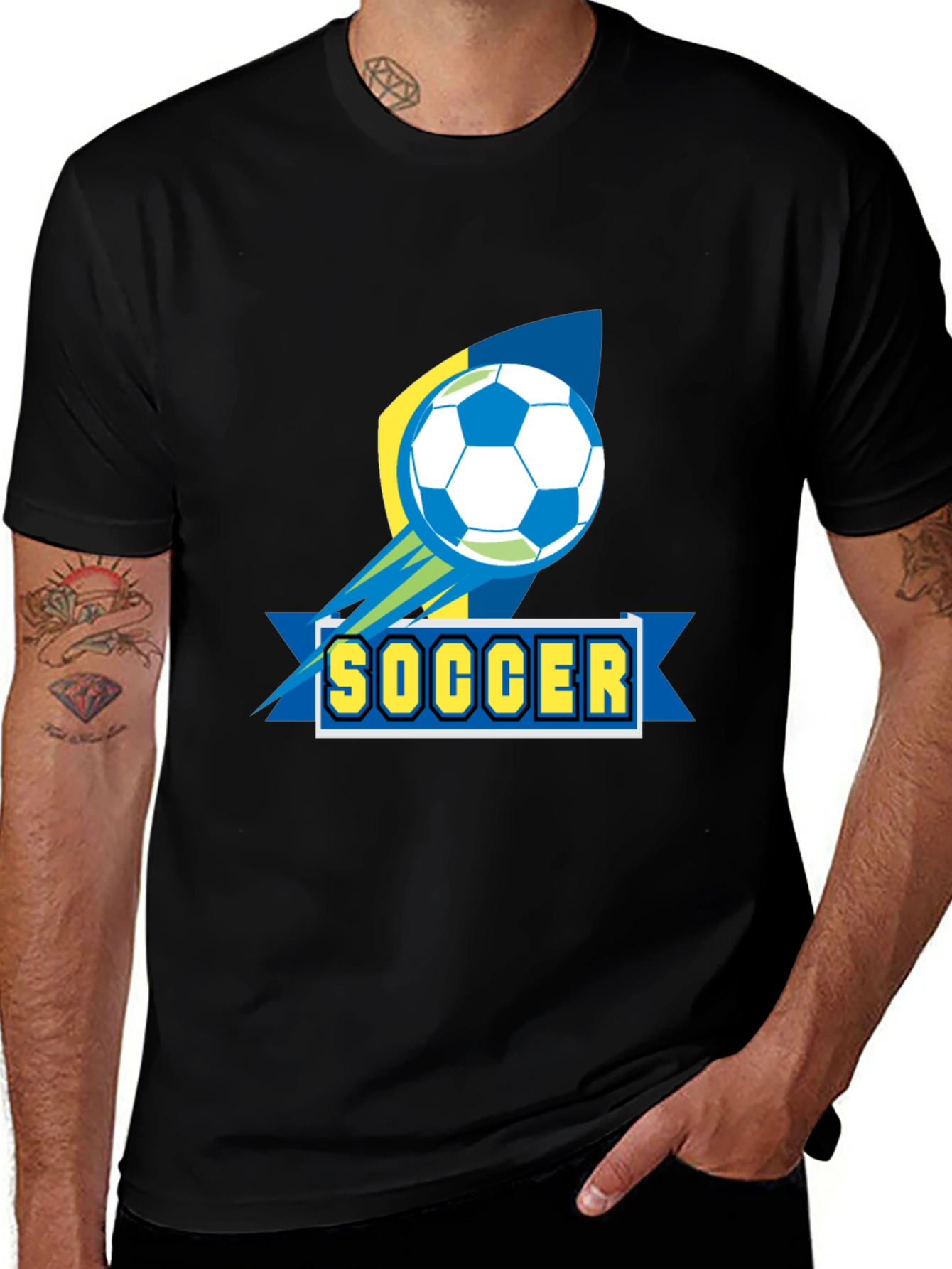 Soccer Ball Graphic T-Shirt