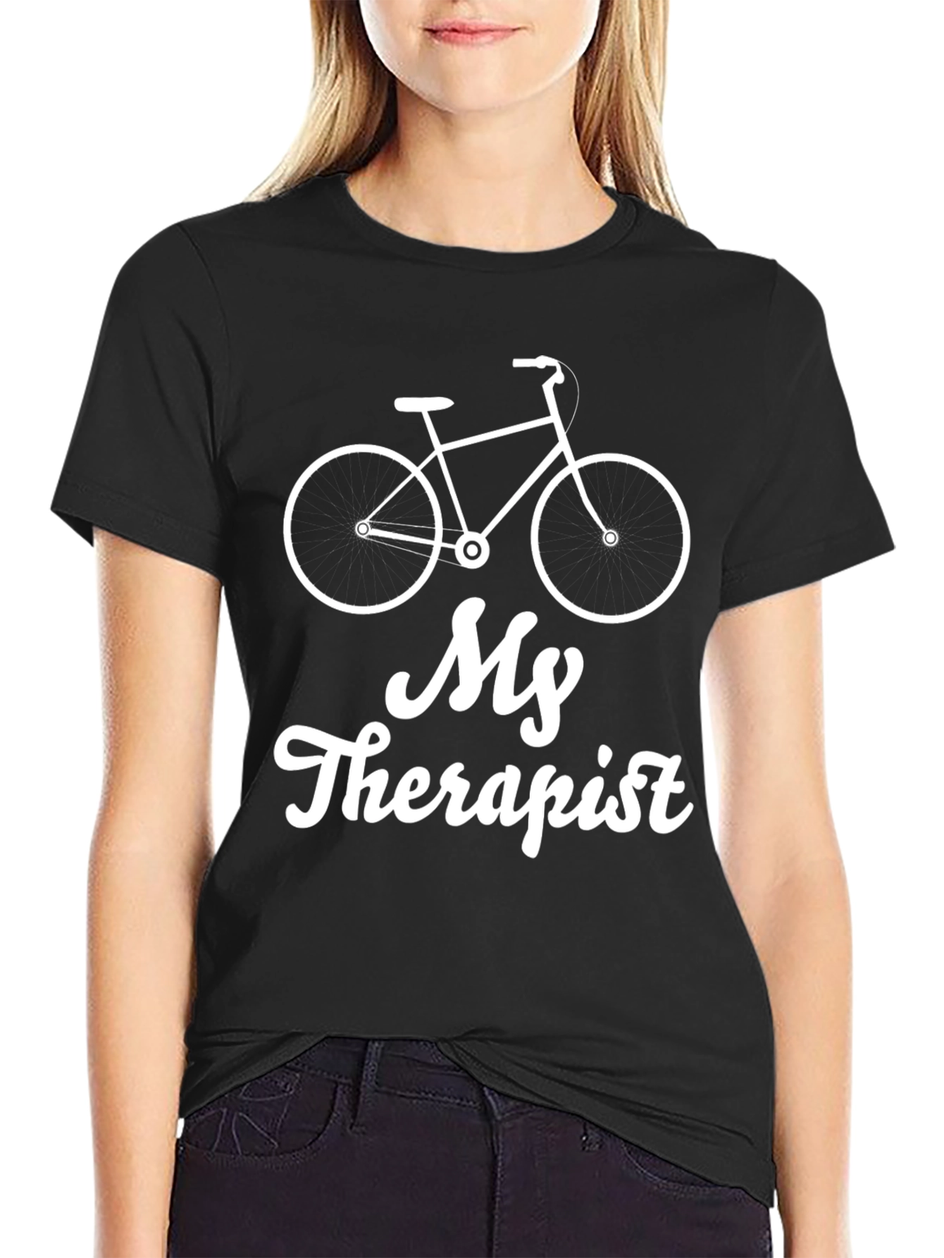 My Therapist is a Bike T-Shirt - Cycling Apparel
