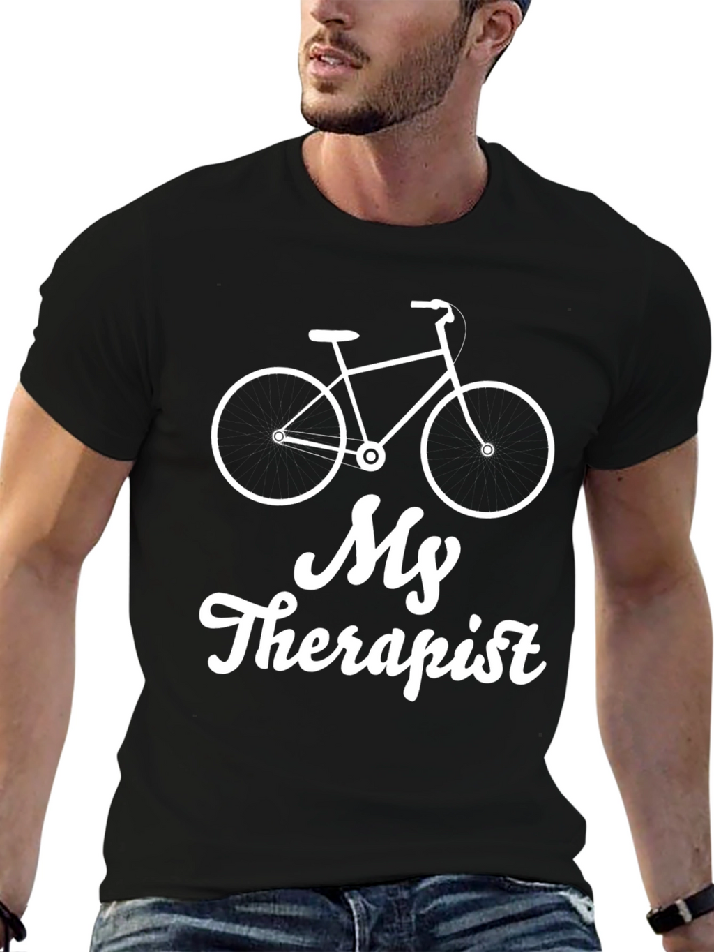 My Therapist is a Bike T-Shirt - Cycling Apparel