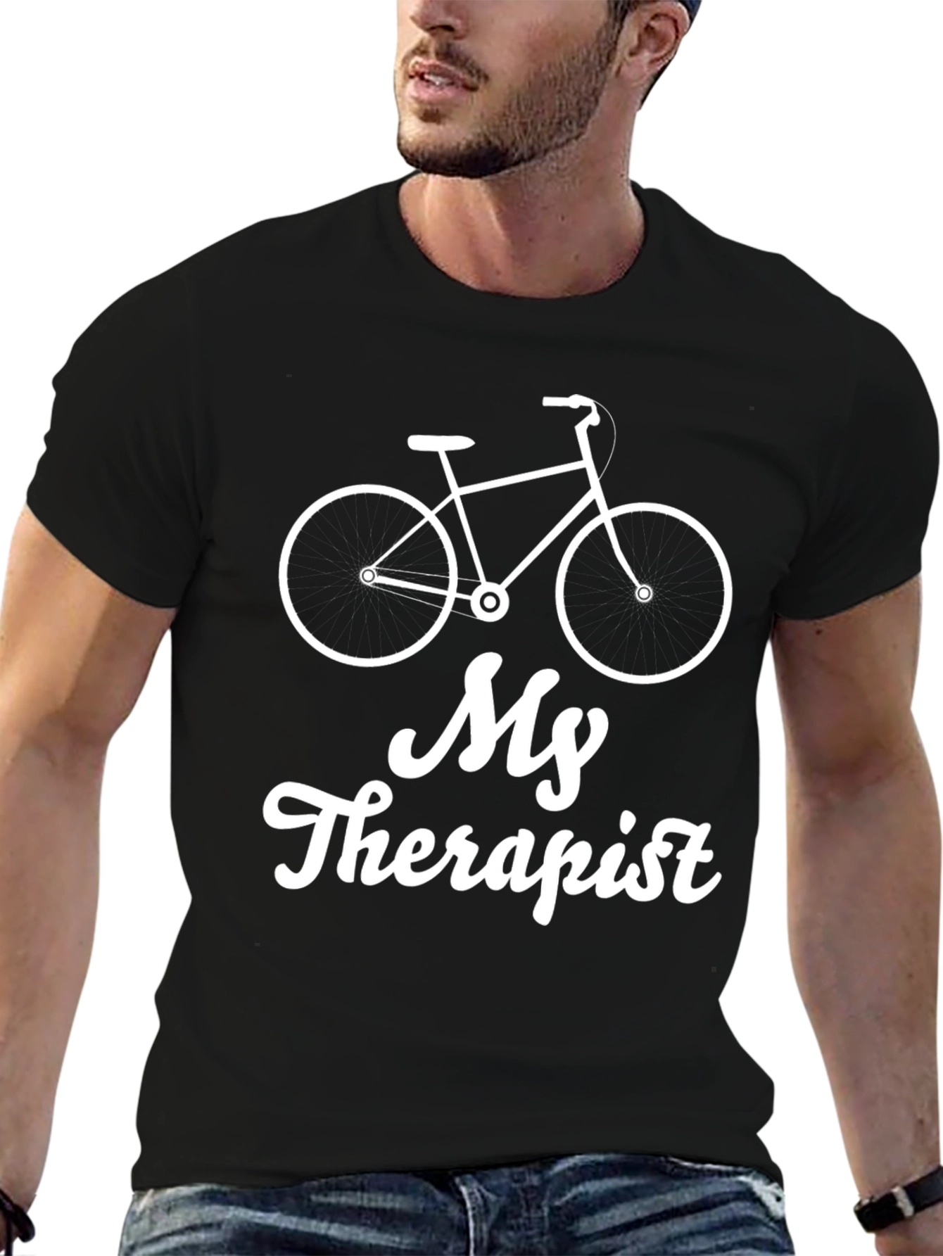 My Therapist is a Bike T-Shirt - Cycling Apparel