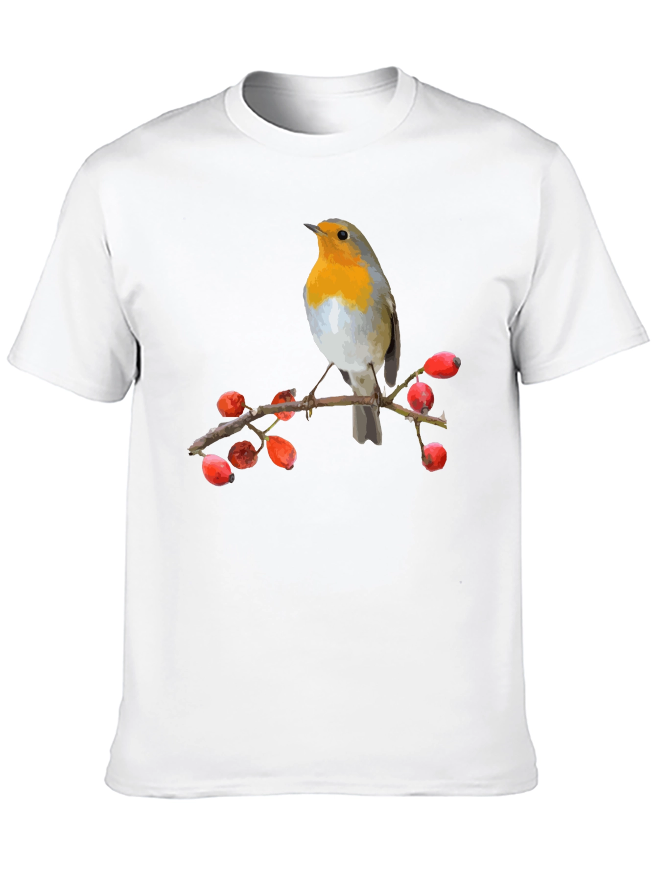 Robin on Branch Graphic Tee
