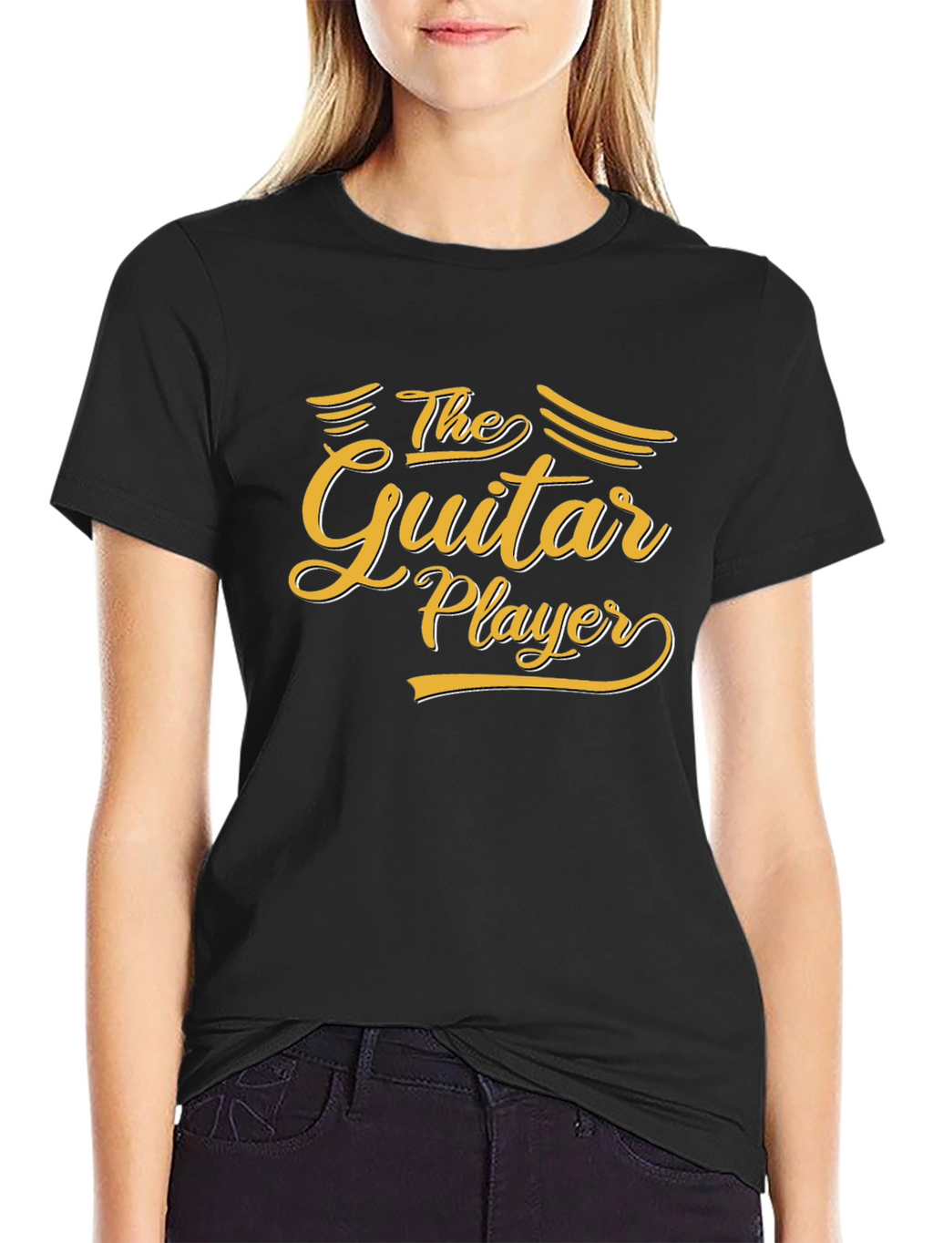 The Guitar Player Graphic Tee - Musician Gift
