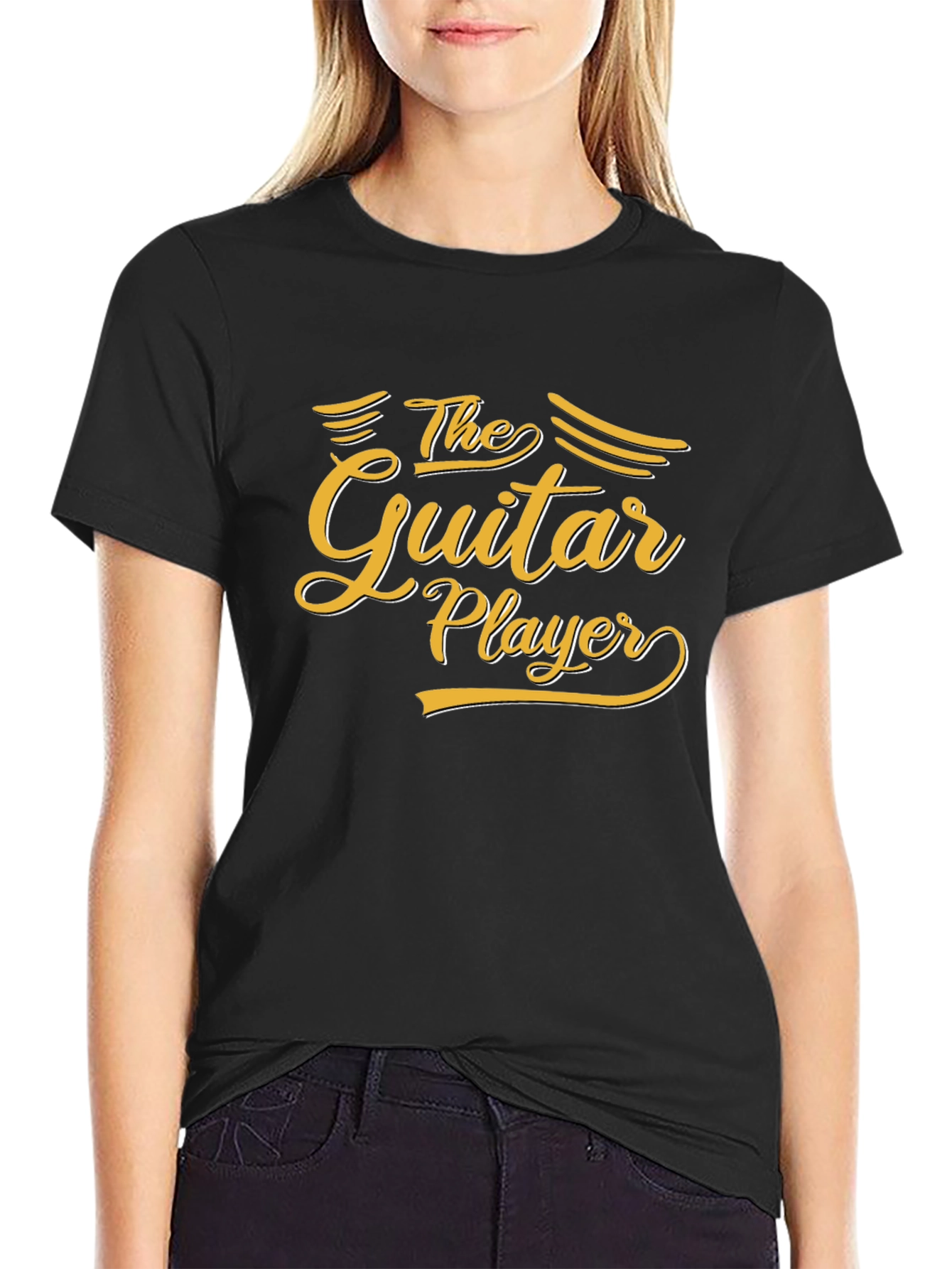 The Guitar Player Graphic Tee - Musician Gift