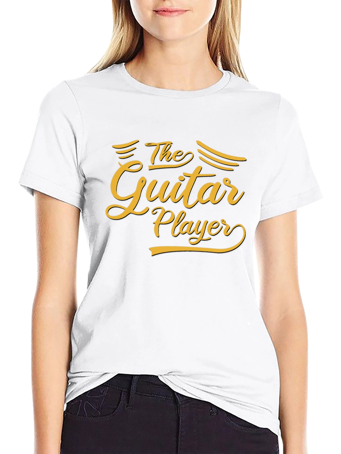 The Guitar Player Graphic Tee - Musician Gift