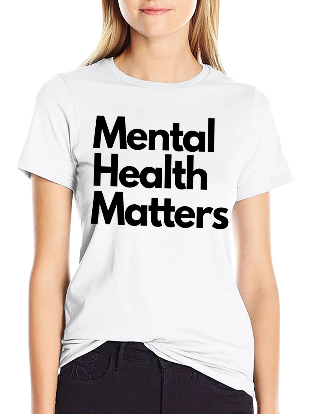 Mental Health Matters Black Graphic Tee