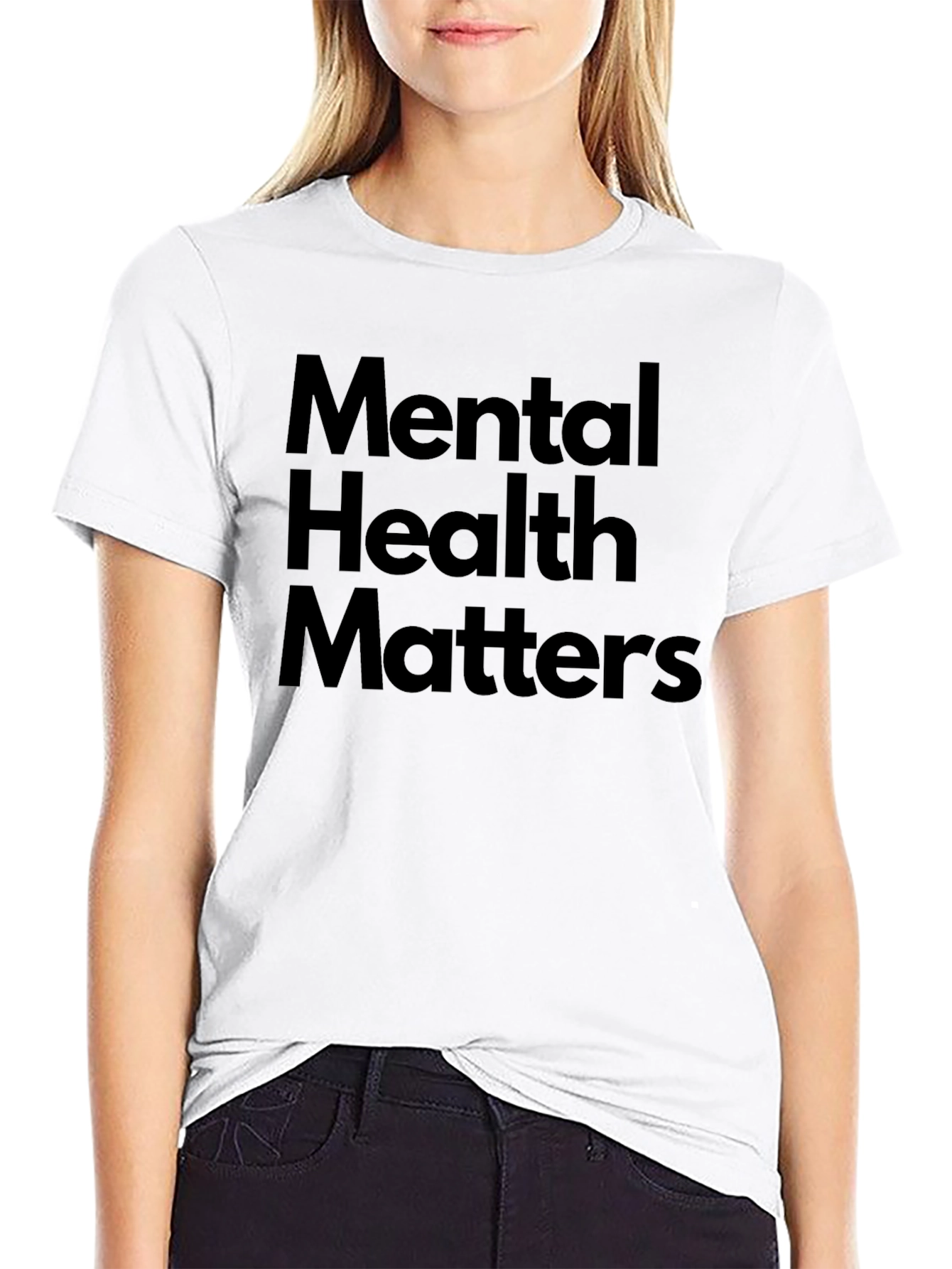 Mental Health Matters Black Graphic Tee