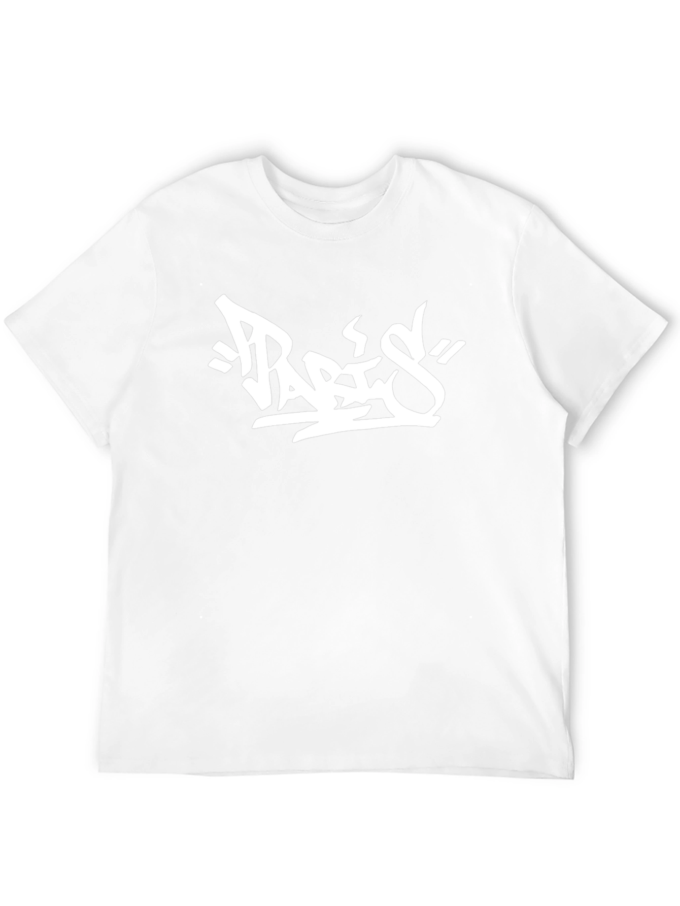 Urban Style Black Tee - Paris Graffiti Design