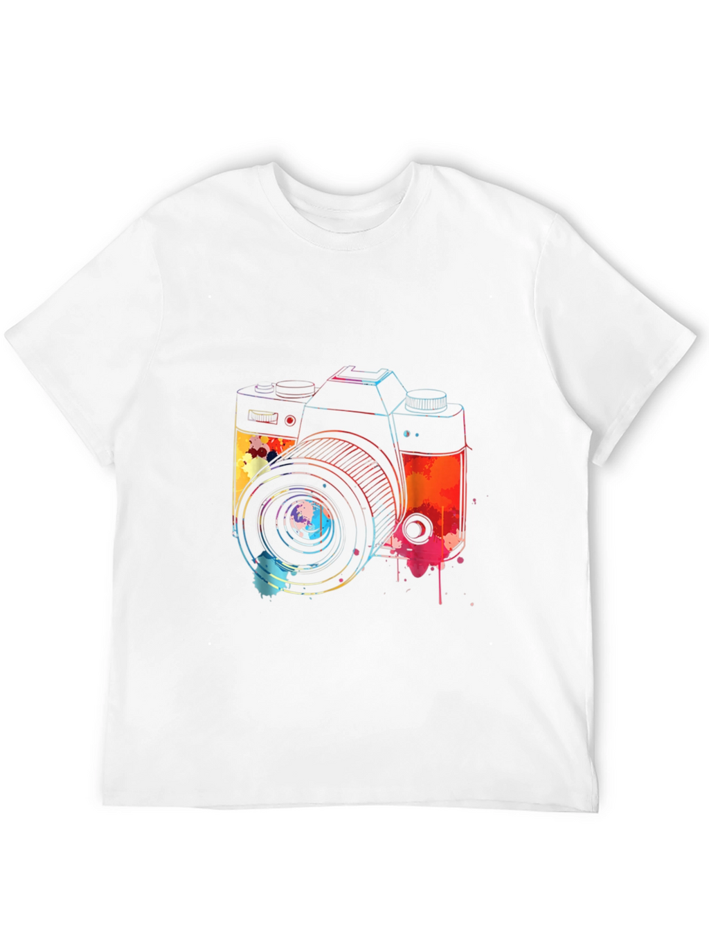 Camera Graphic Tee - Artistic Style