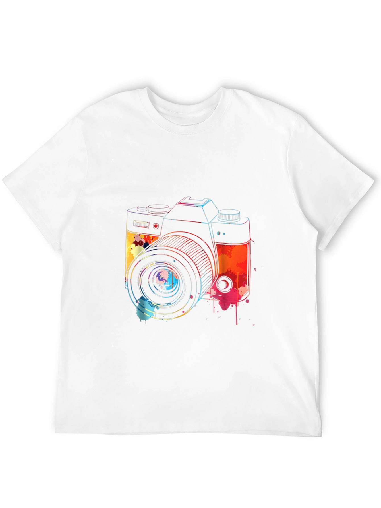 Camera Graphic Tee - Artistic Style