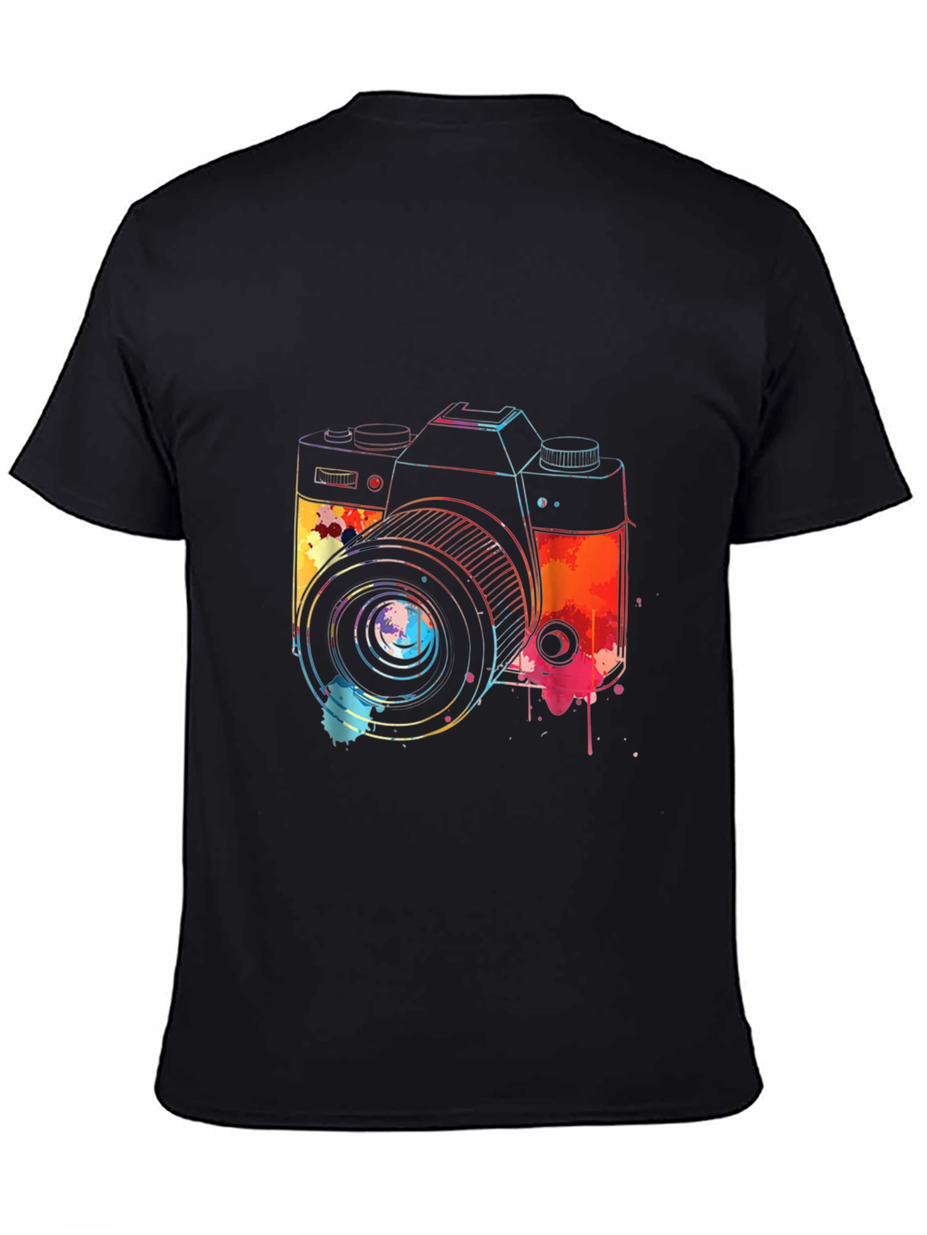 Camera Graphic Tee - Artistic Style