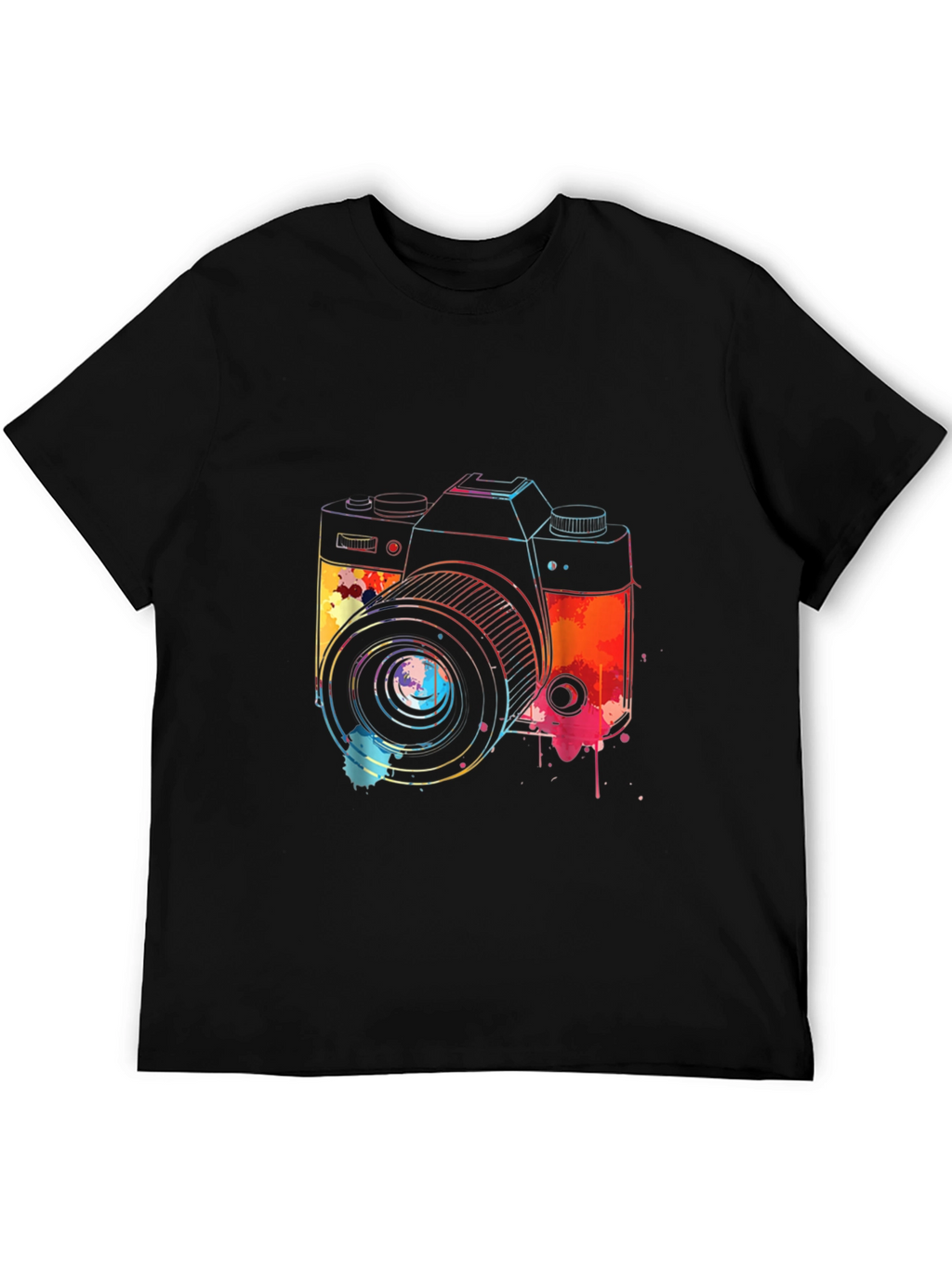 Camera Graphic Tee - Artistic Style