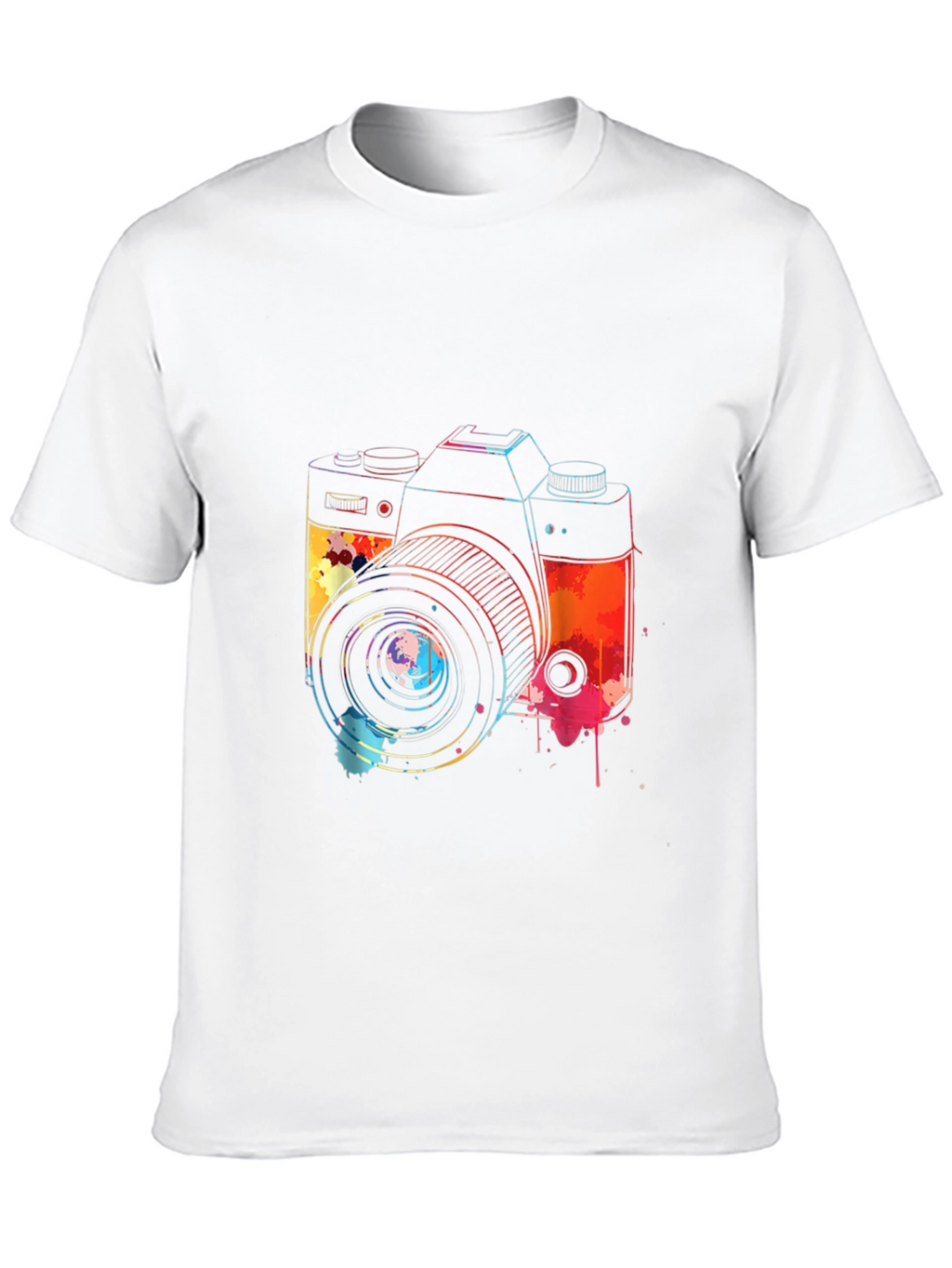 Camera Graphic Tee - Artistic Style