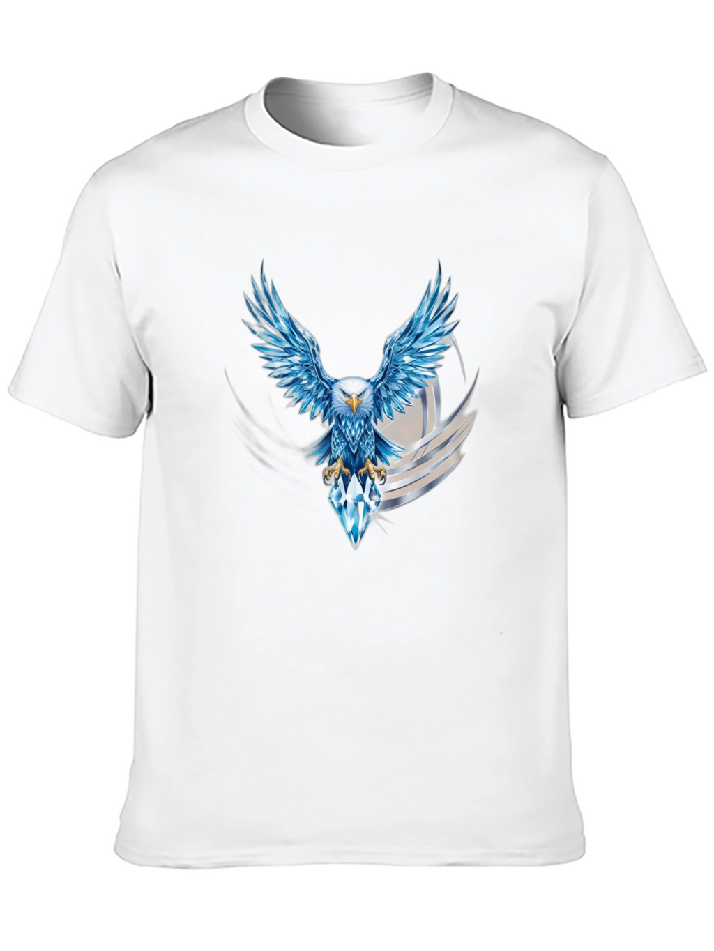 Eagle Diamond Graphic Black T-Shirt