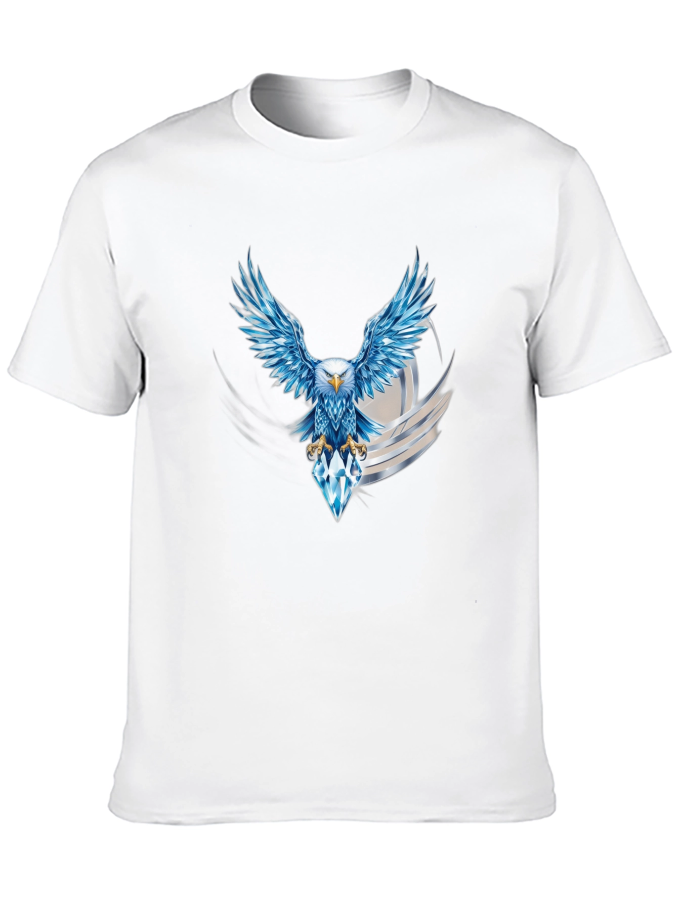 Eagle Diamond Graphic Black T-Shirt