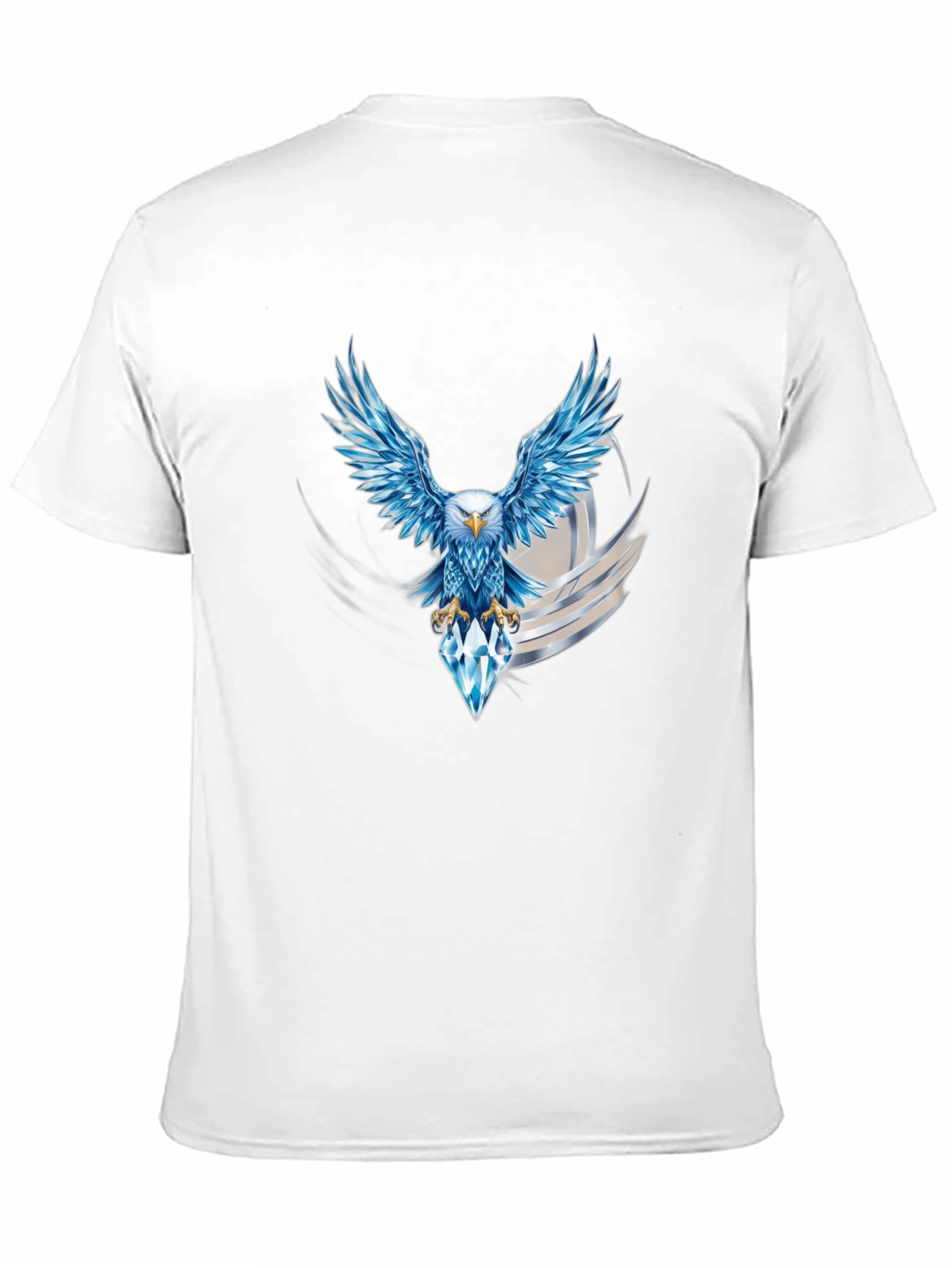 Eagle Diamond Graphic Black T-Shirt