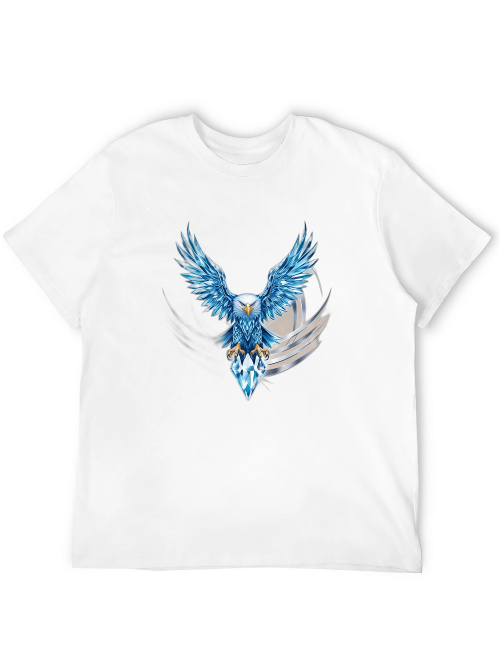 Eagle Diamond Graphic Black T-Shirt