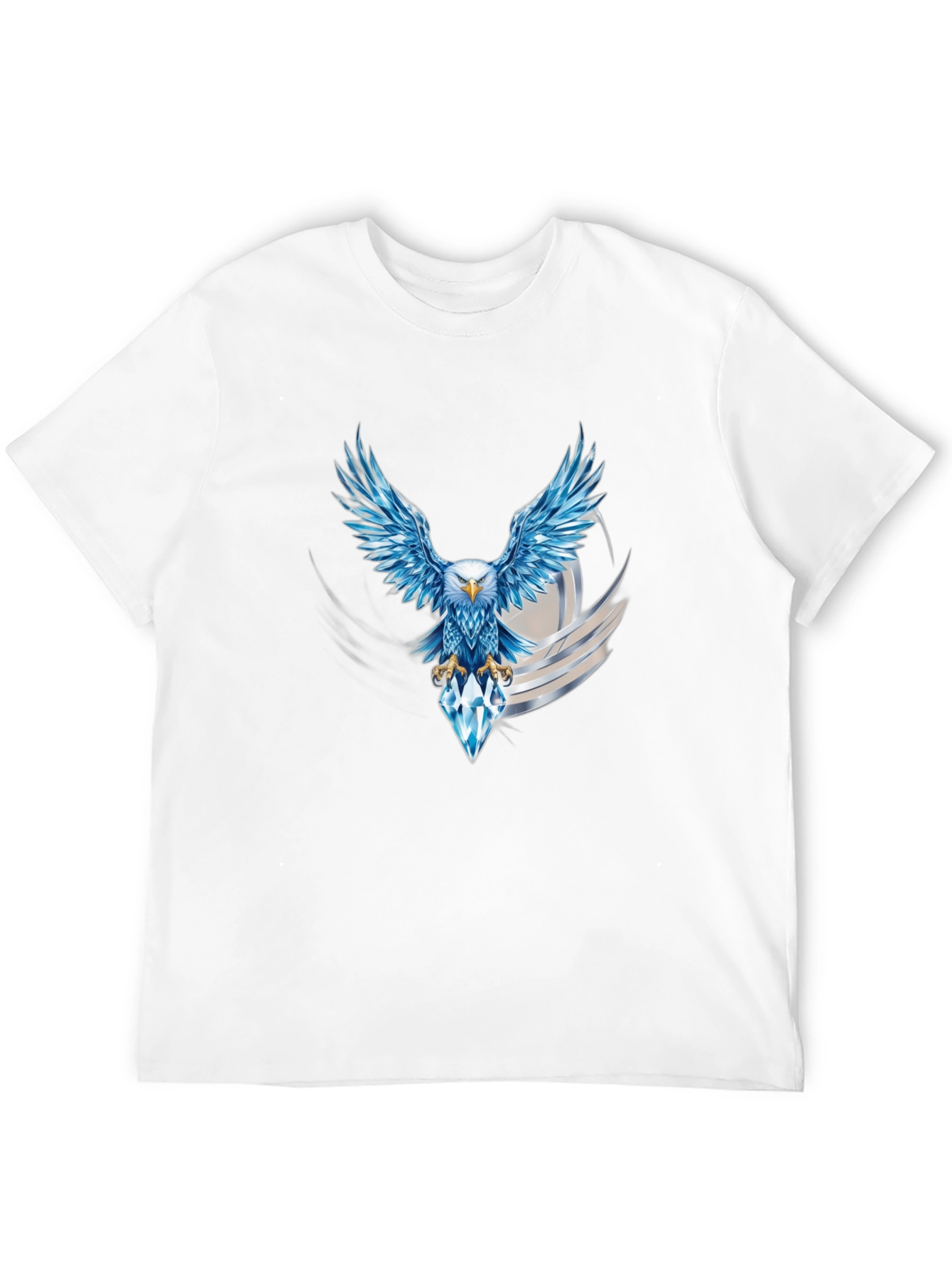 Eagle Diamond Graphic Black T-Shirt