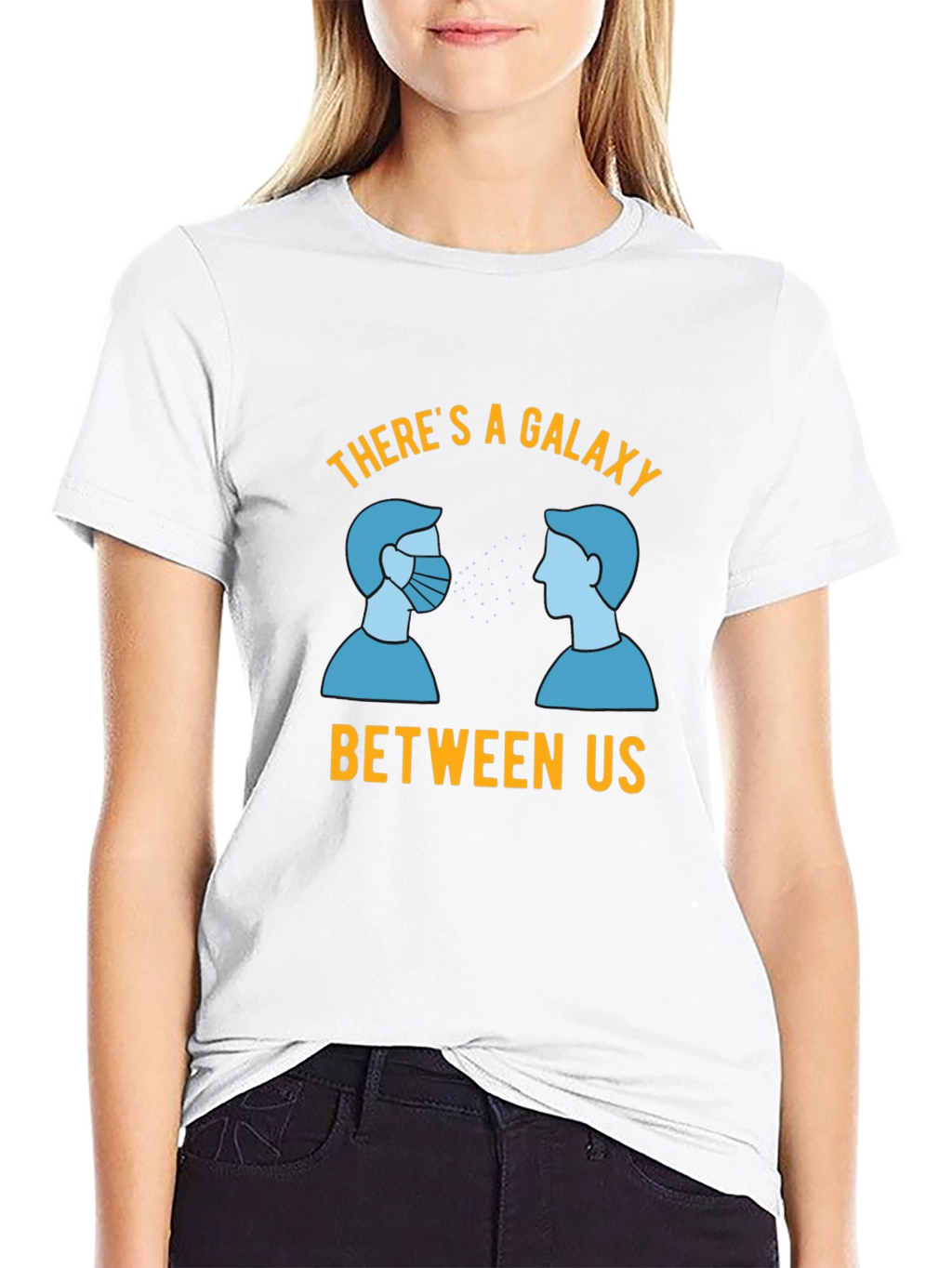 Galaxy Between Us T-Shirt - Social Distancing Tee