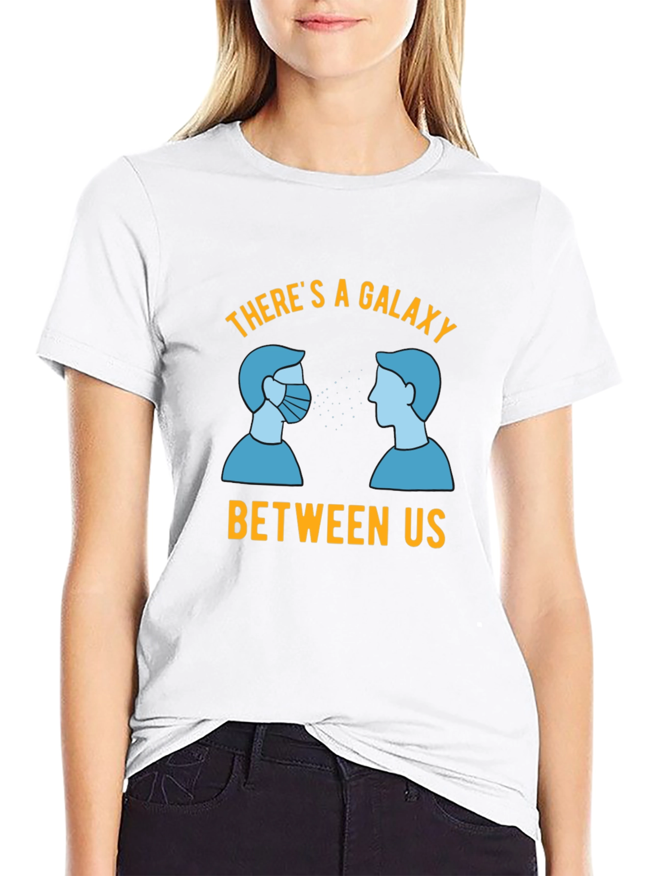 Galaxy Between Us T-Shirt - Social Distancing Tee