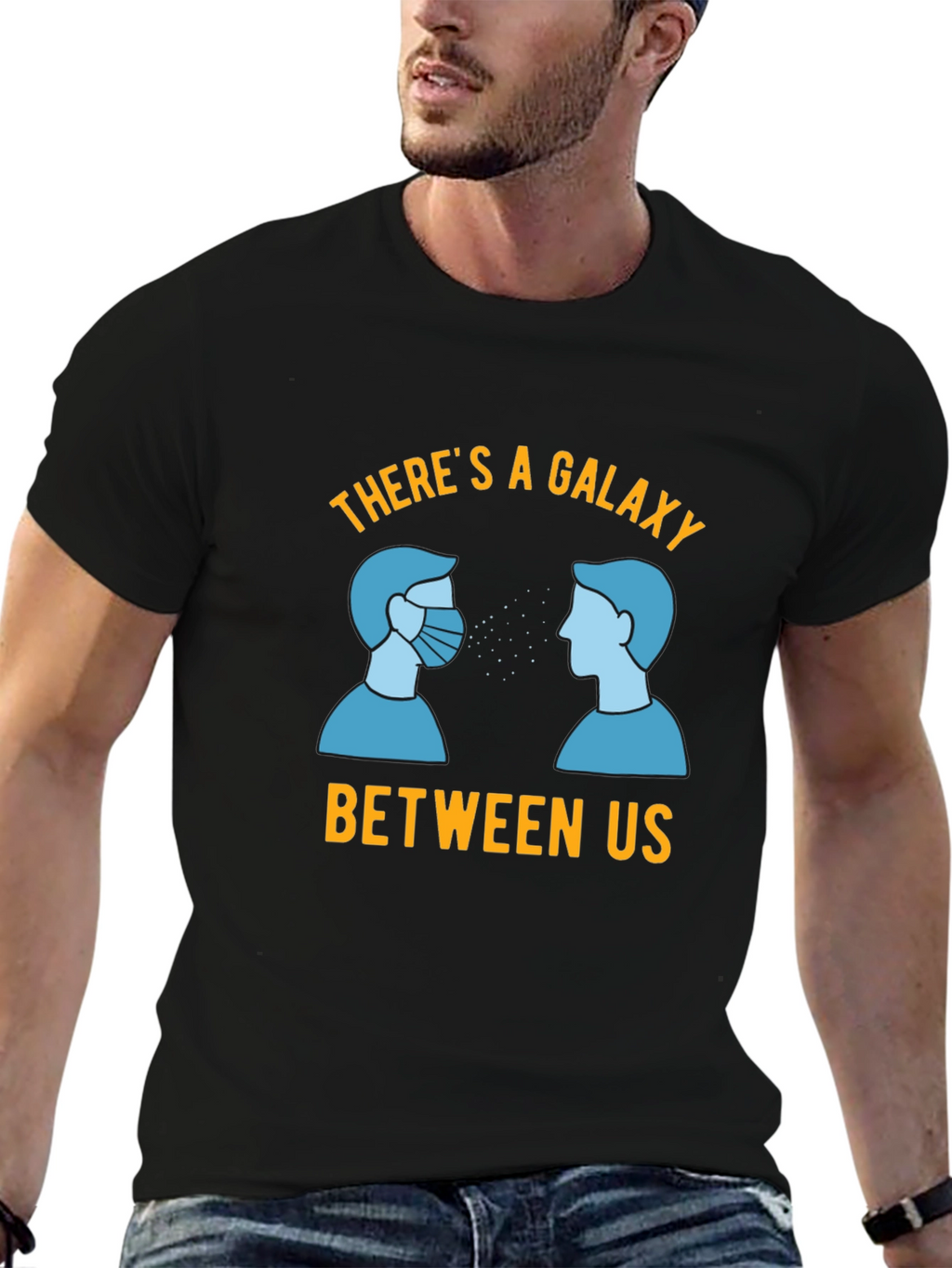 Galaxy Between Us T-Shirt - Social Distancing Tee