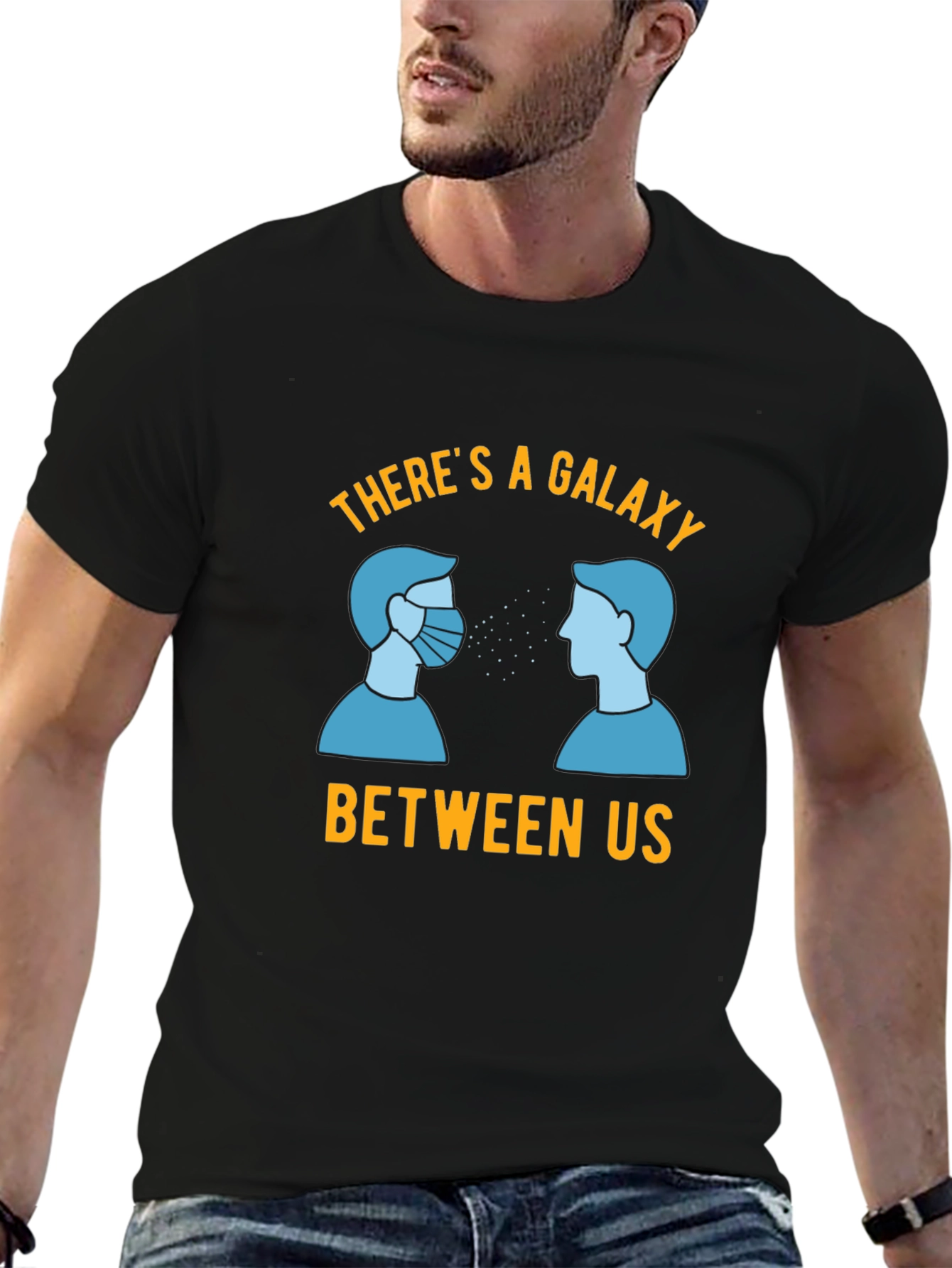 Galaxy Between Us T-Shirt - Social Distancing Tee
