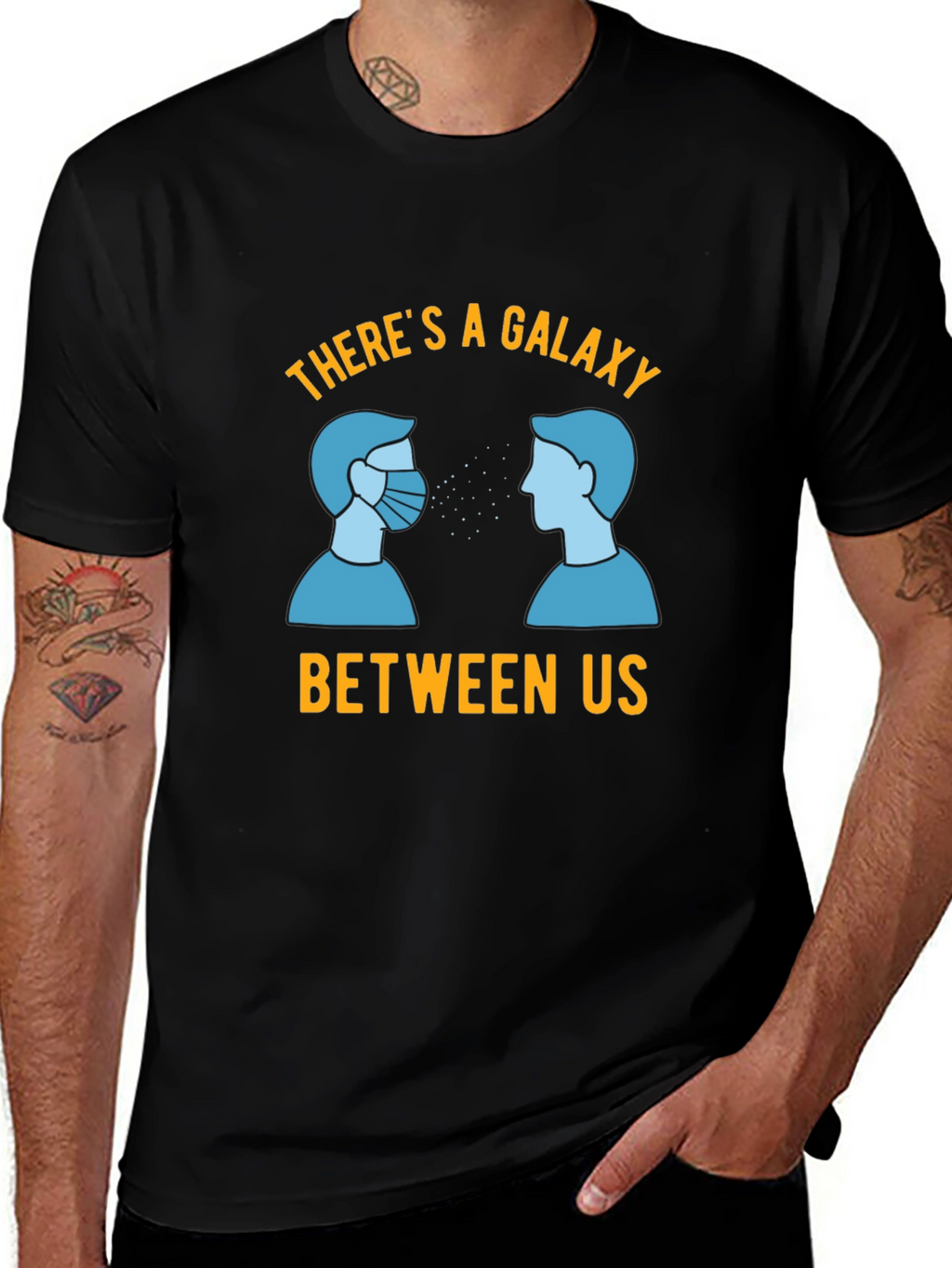 Galaxy Between Us T-Shirt - Social Distancing Tee