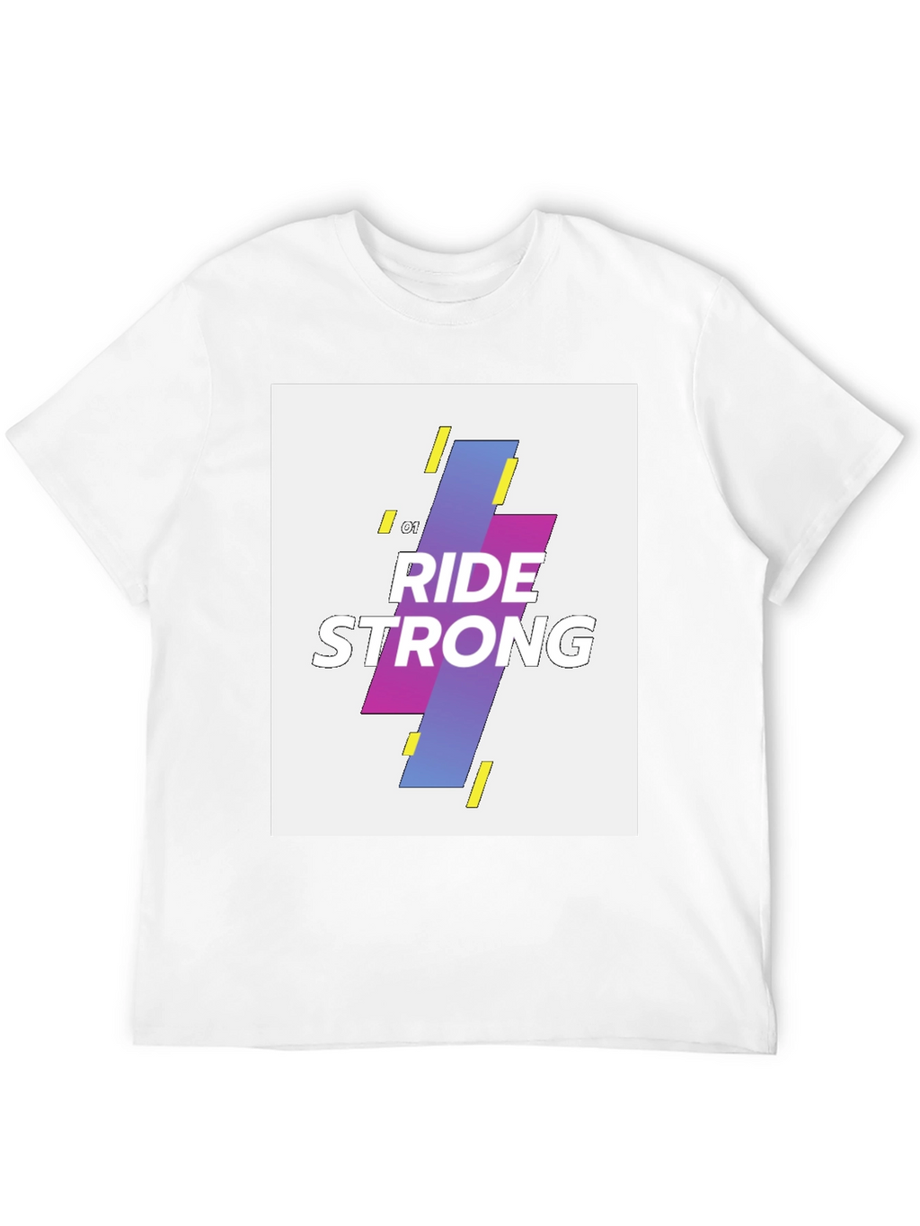 Ride Strong Graphic T-Shirt - Black Cotton Tee