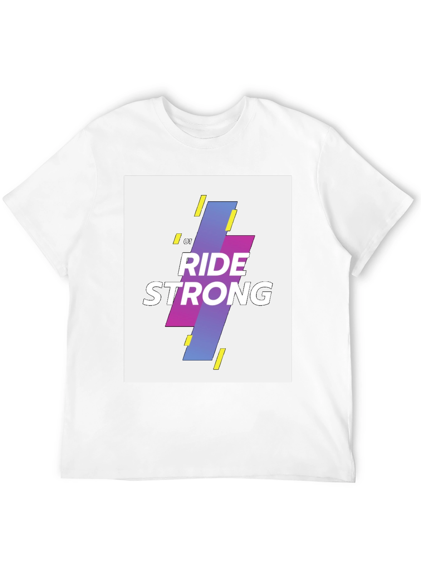 Ride Strong Graphic T-Shirt - Black Cotton Tee