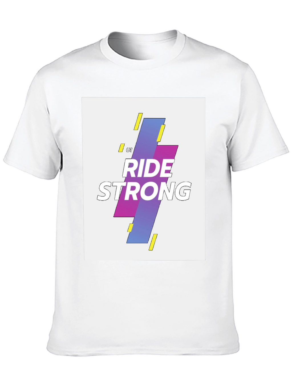 Ride Strong Graphic T-Shirt - Black Cotton Tee
