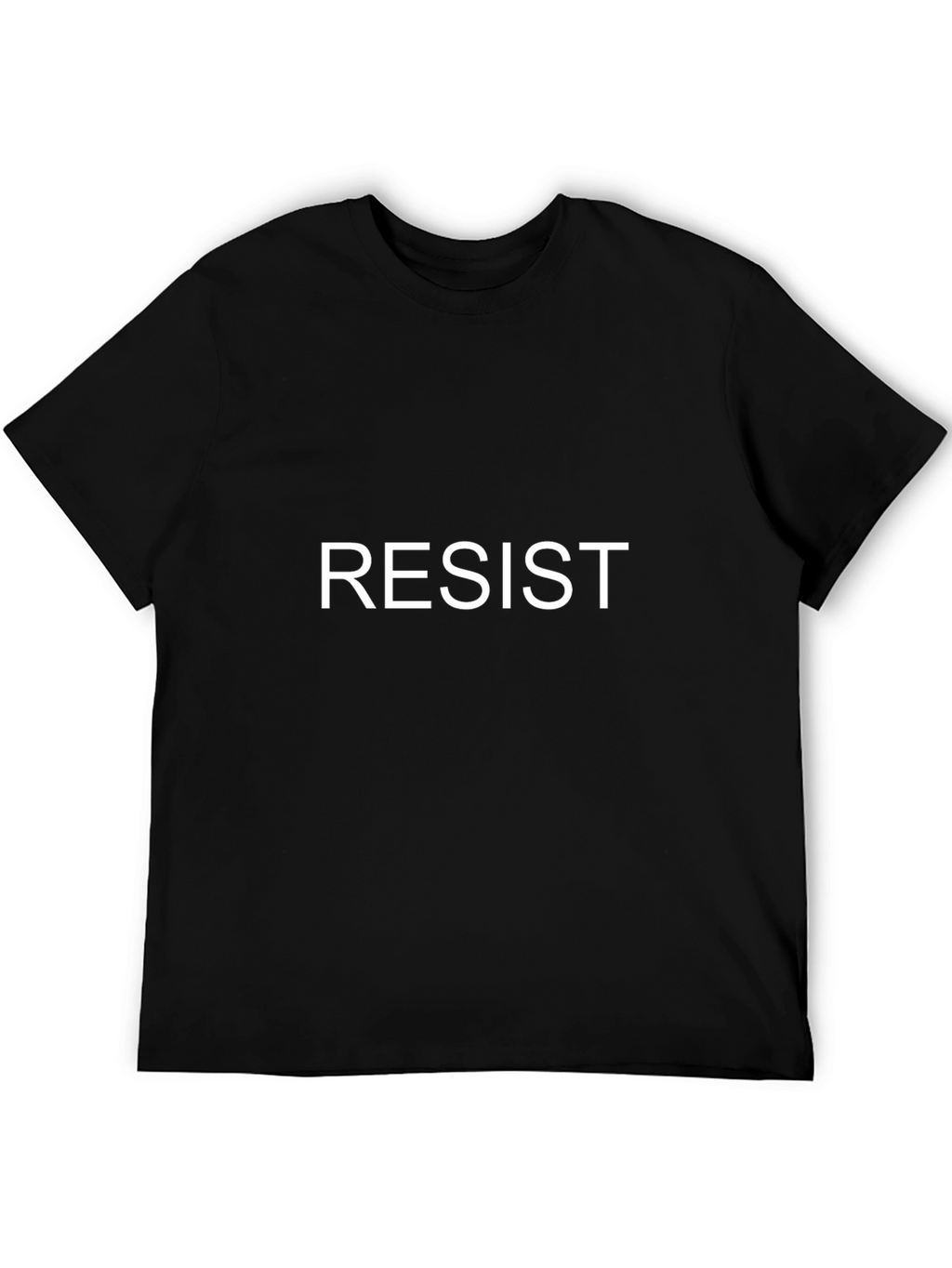 Resist Graphic Tee - Black Cotton Comfort