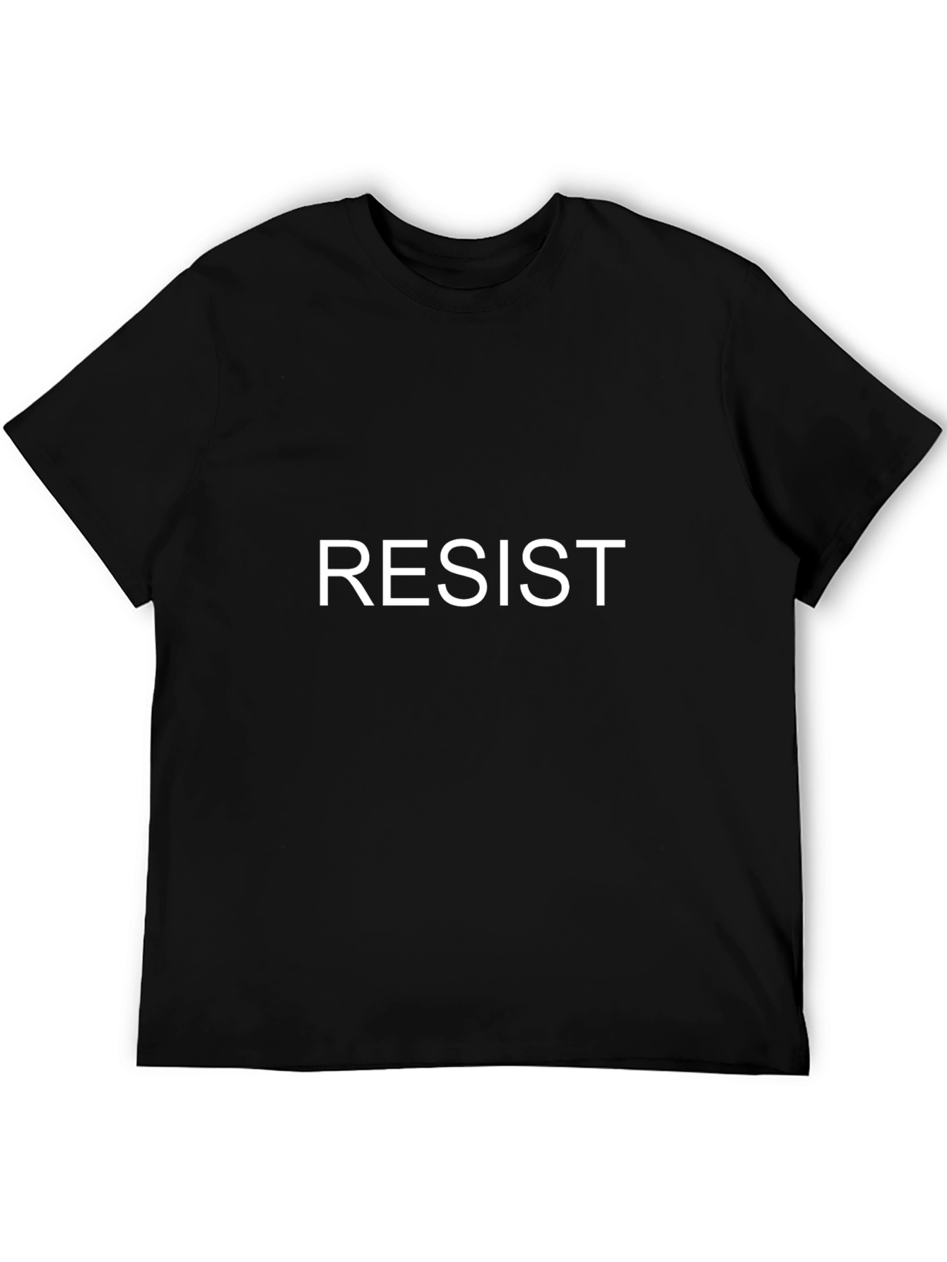 Resist Graphic Tee - Black Cotton Comfort