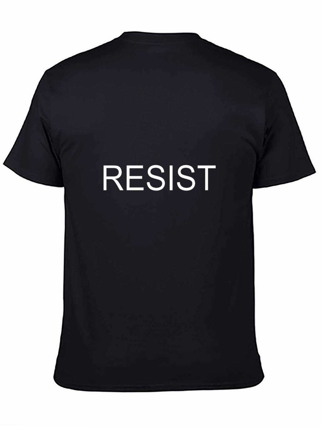 Resist Graphic Tee - Black Cotton Comfort