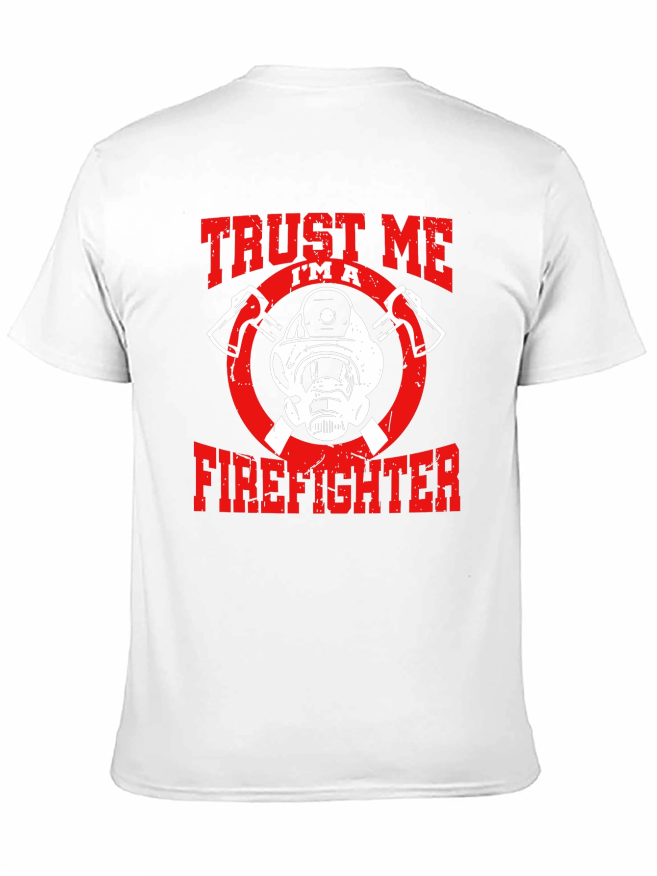 Trust Me Im A Firefighter Black T-Shirt