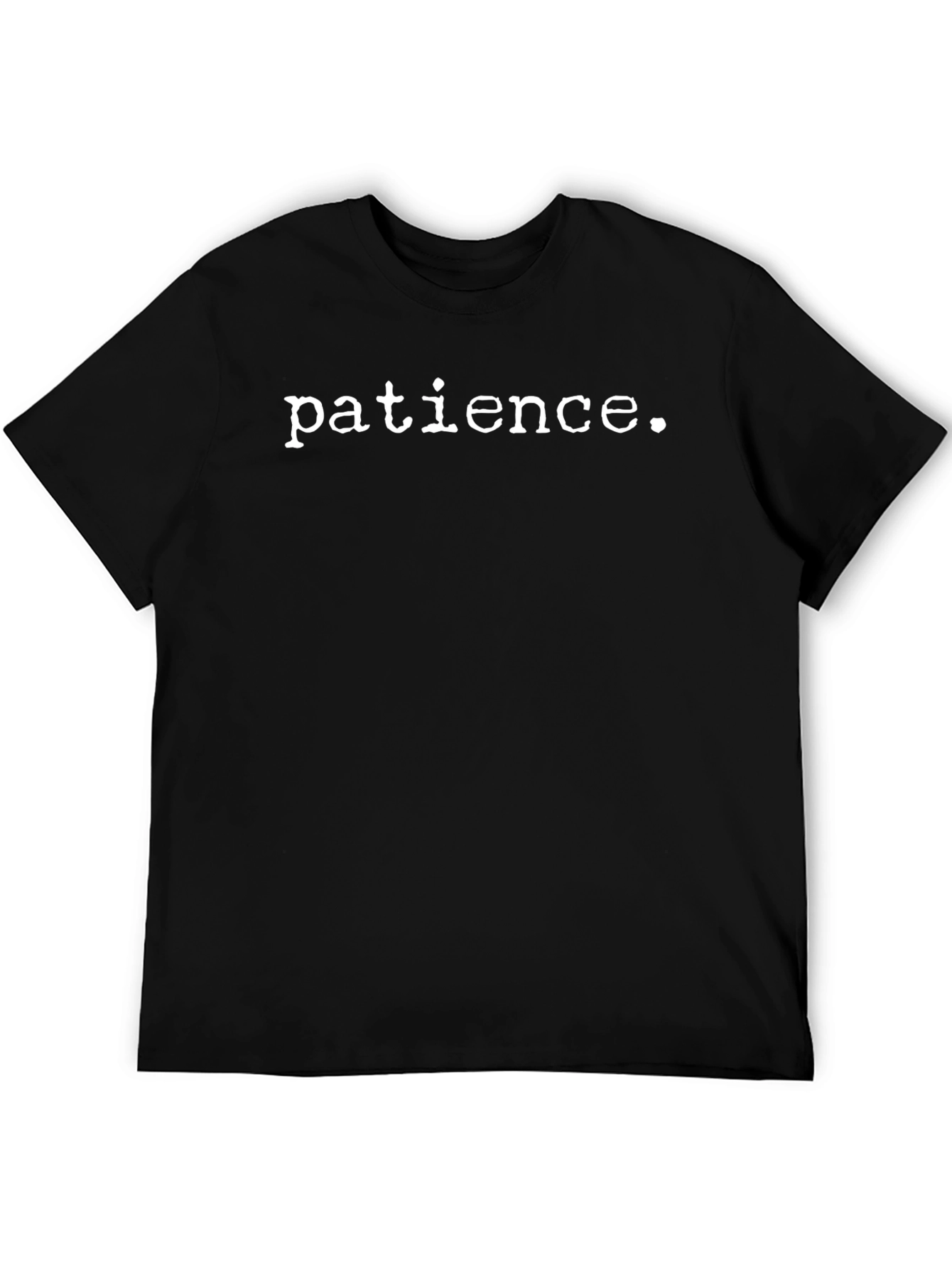 Patience Graphic Tee - Classic Black