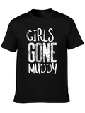 Girls Gone Muddy Black T-Shirt
