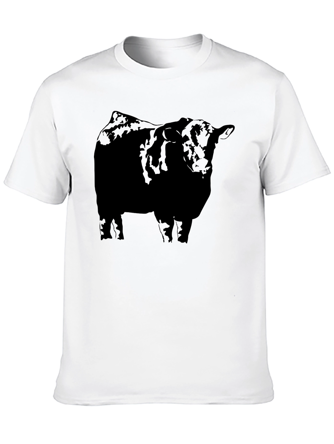 Black Angus Bull T-Shirt - Bold Graphic Tee