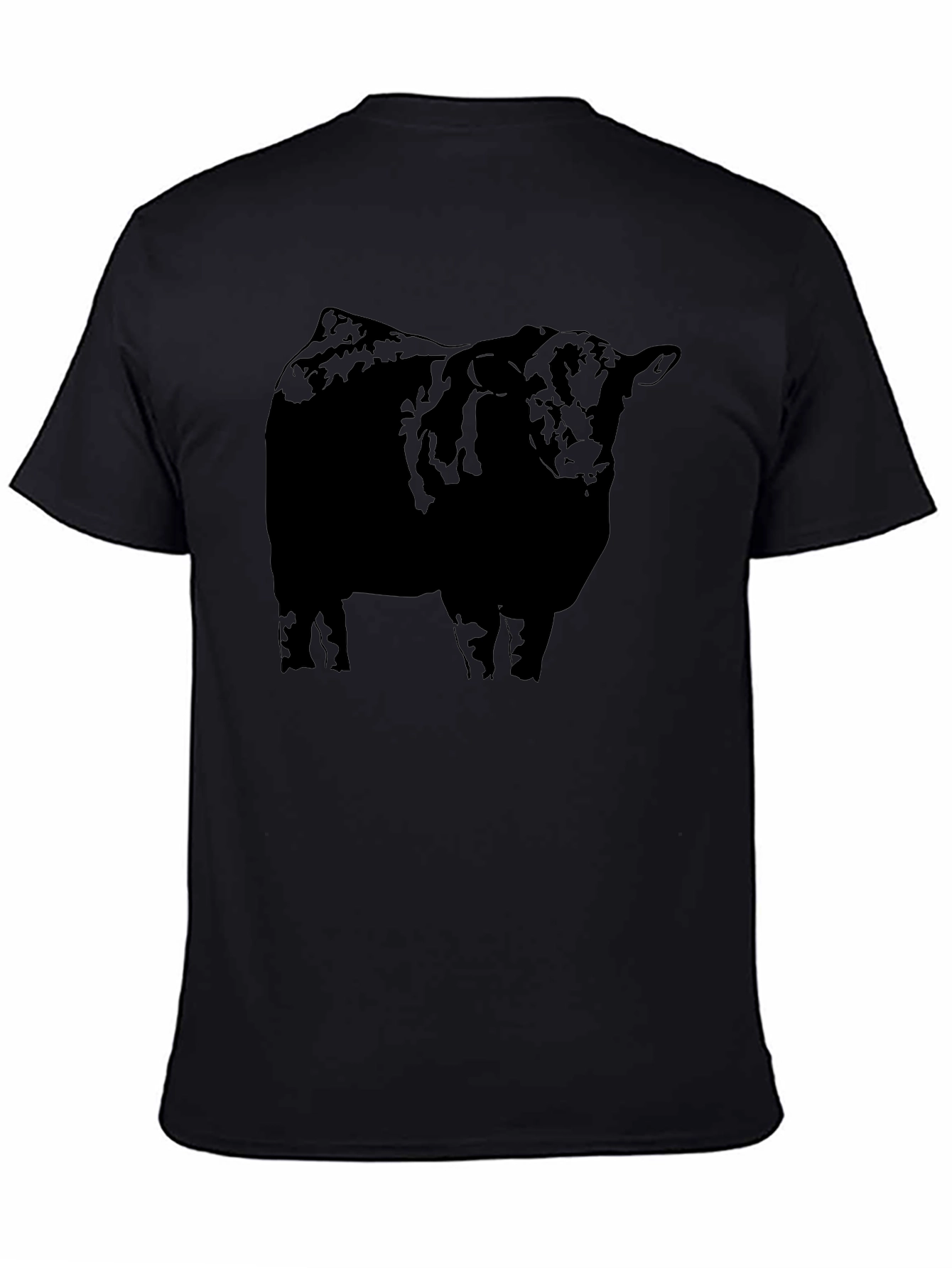 Black Angus Bull T-Shirt - Bold Graphic Tee
