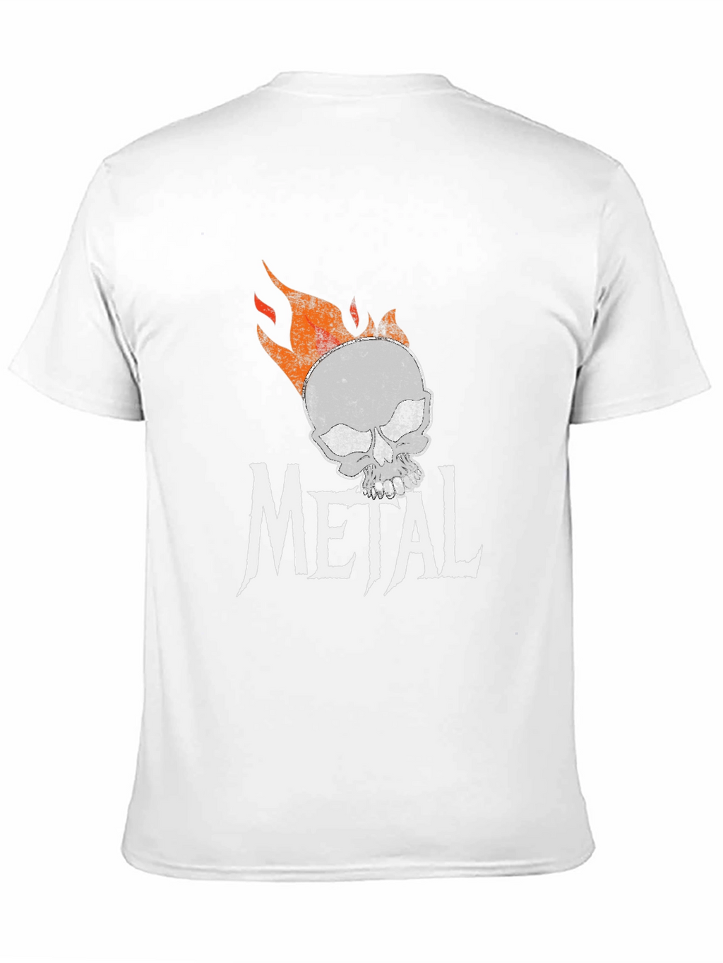 Metal Skull Graphic T-Shirt