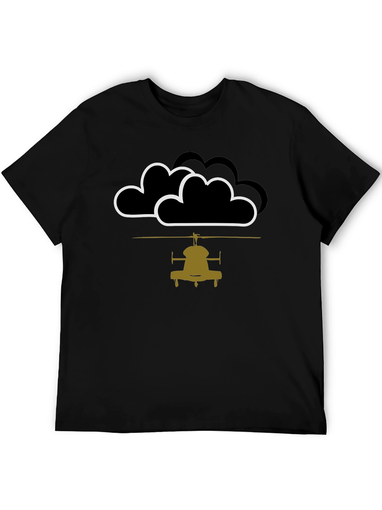 Helicopter in the Clouds Graphic Tee