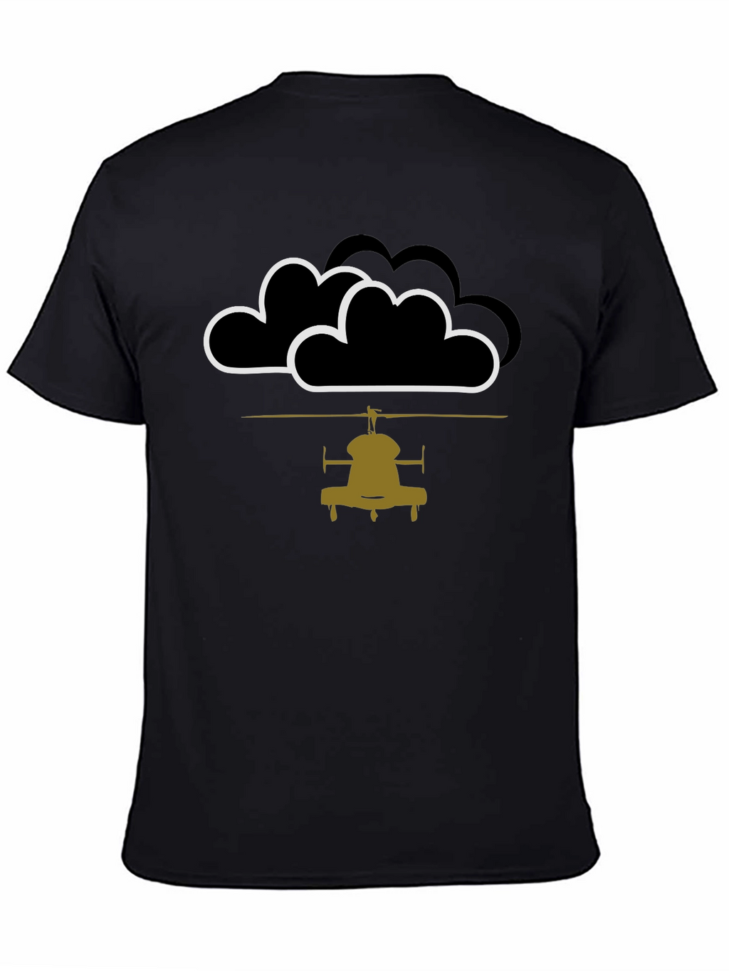 Helicopter in the Clouds Graphic Tee