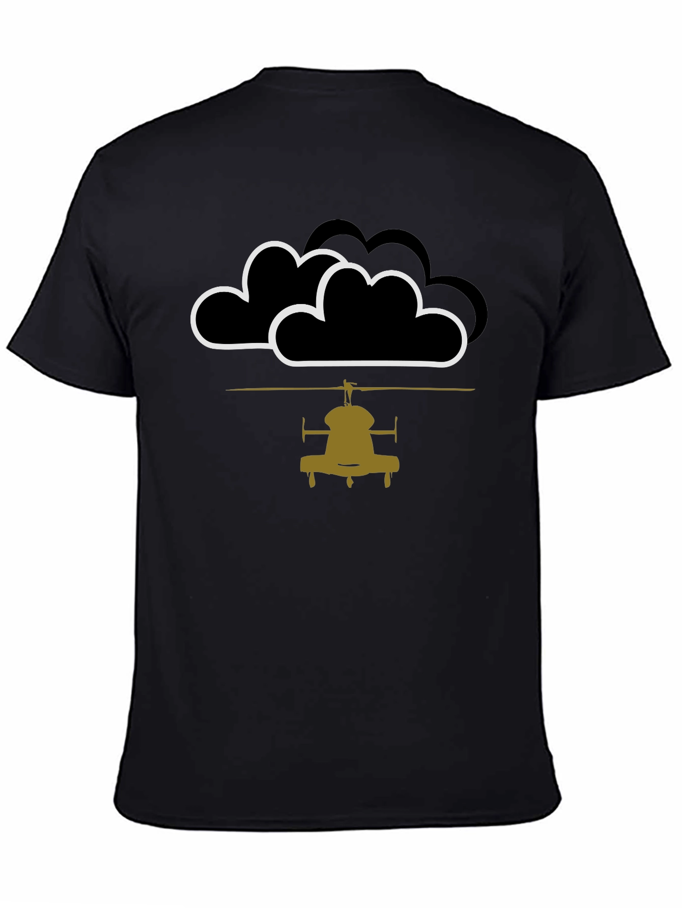 Helicopter in the Clouds Graphic Tee