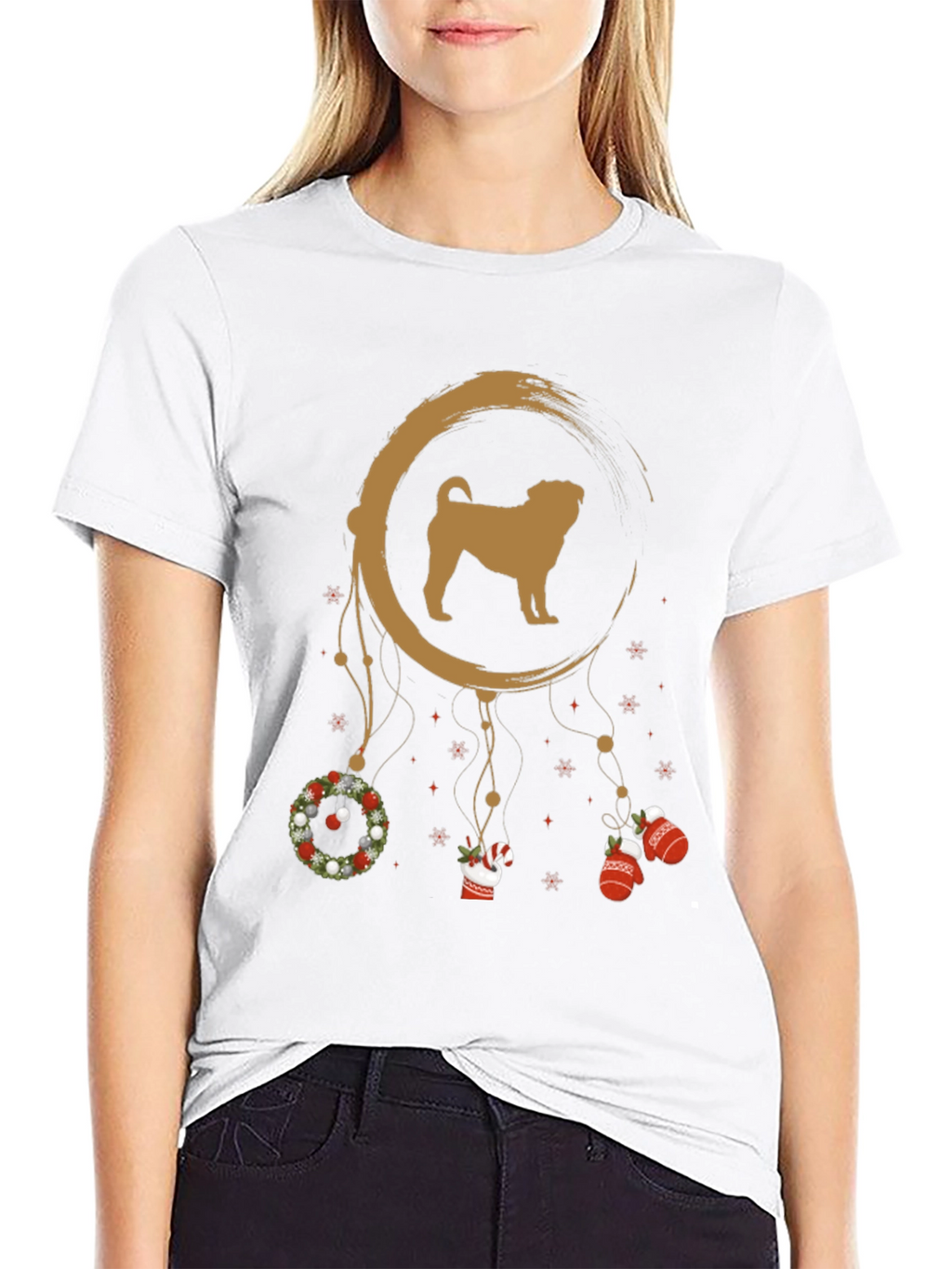 Festive Dog Dreamcatcher Tee