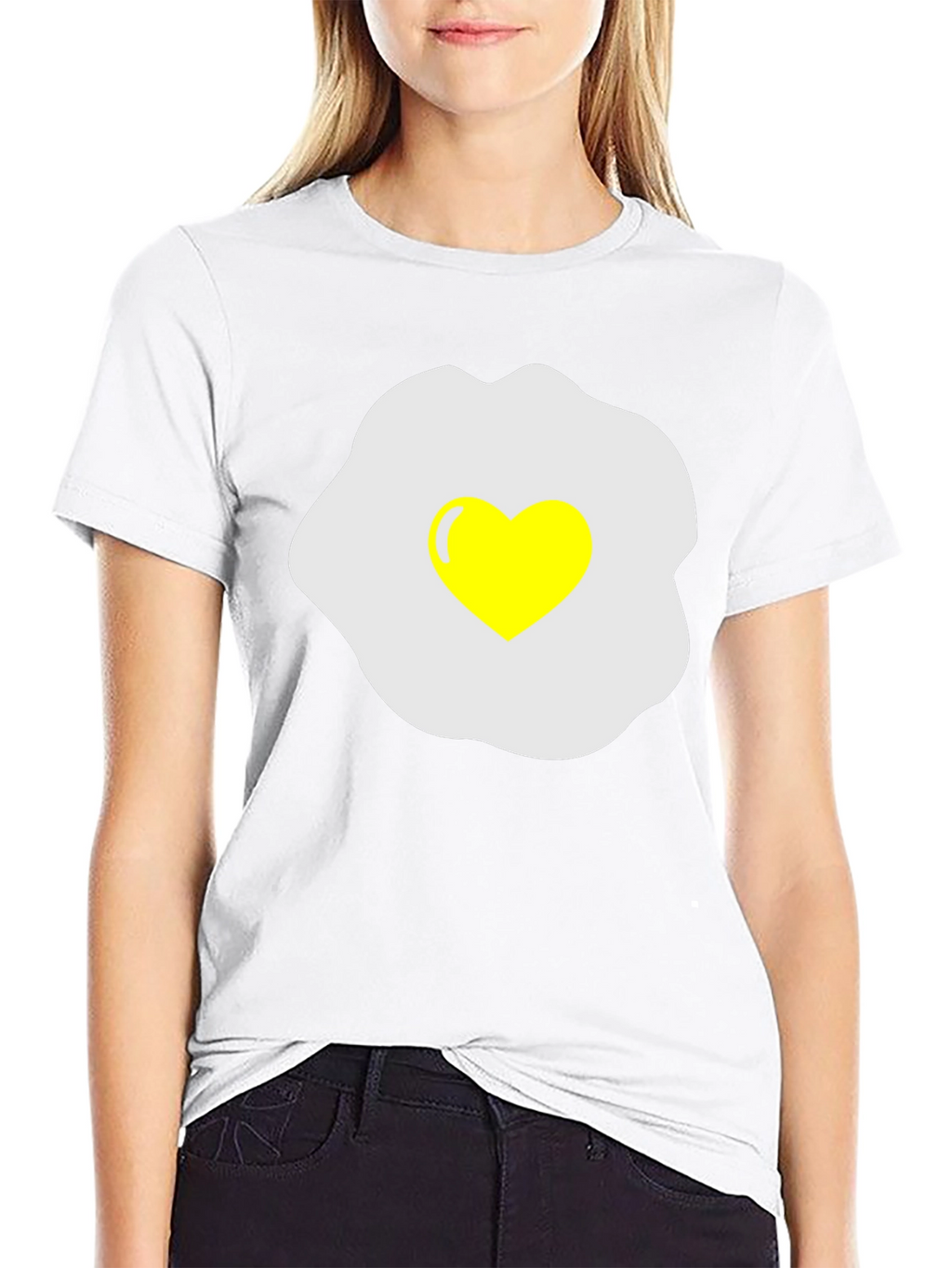 Heart Egg T-Shirt - Sunny Side Up Love!