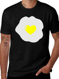 Heart Egg T-Shirt - Sunny Side Up Love!
