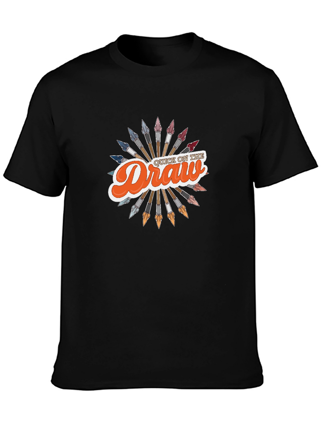 Quick on the Draw Graphic Tee - Artist T-Shirt