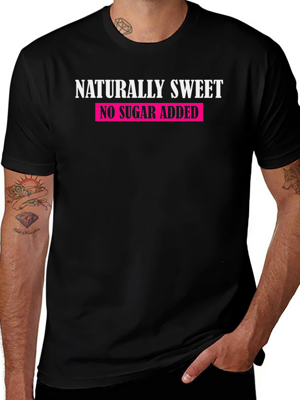 Naturally Sweet - No Sugar Added Graphic Tee