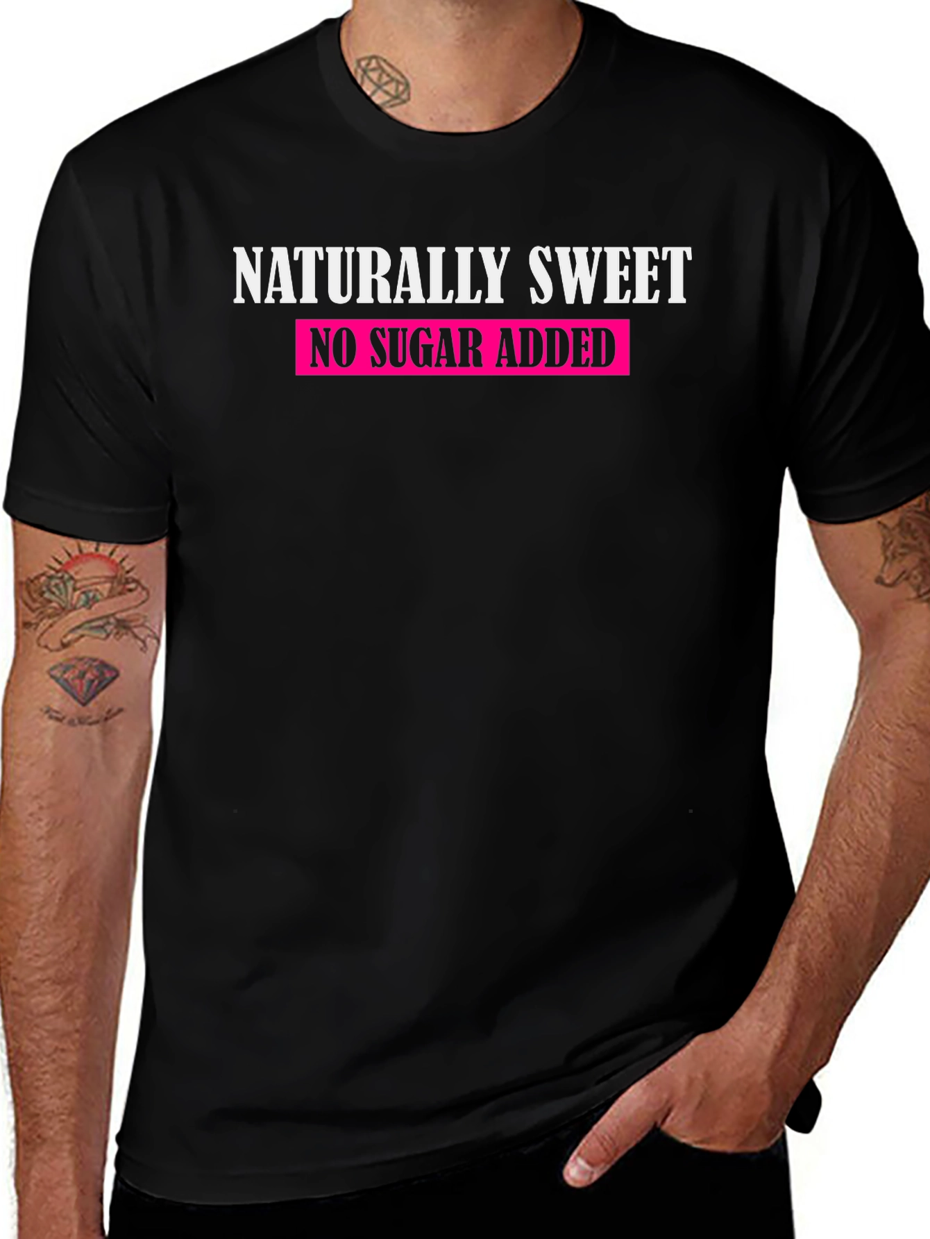 Naturally Sweet - No Sugar Added Graphic Tee