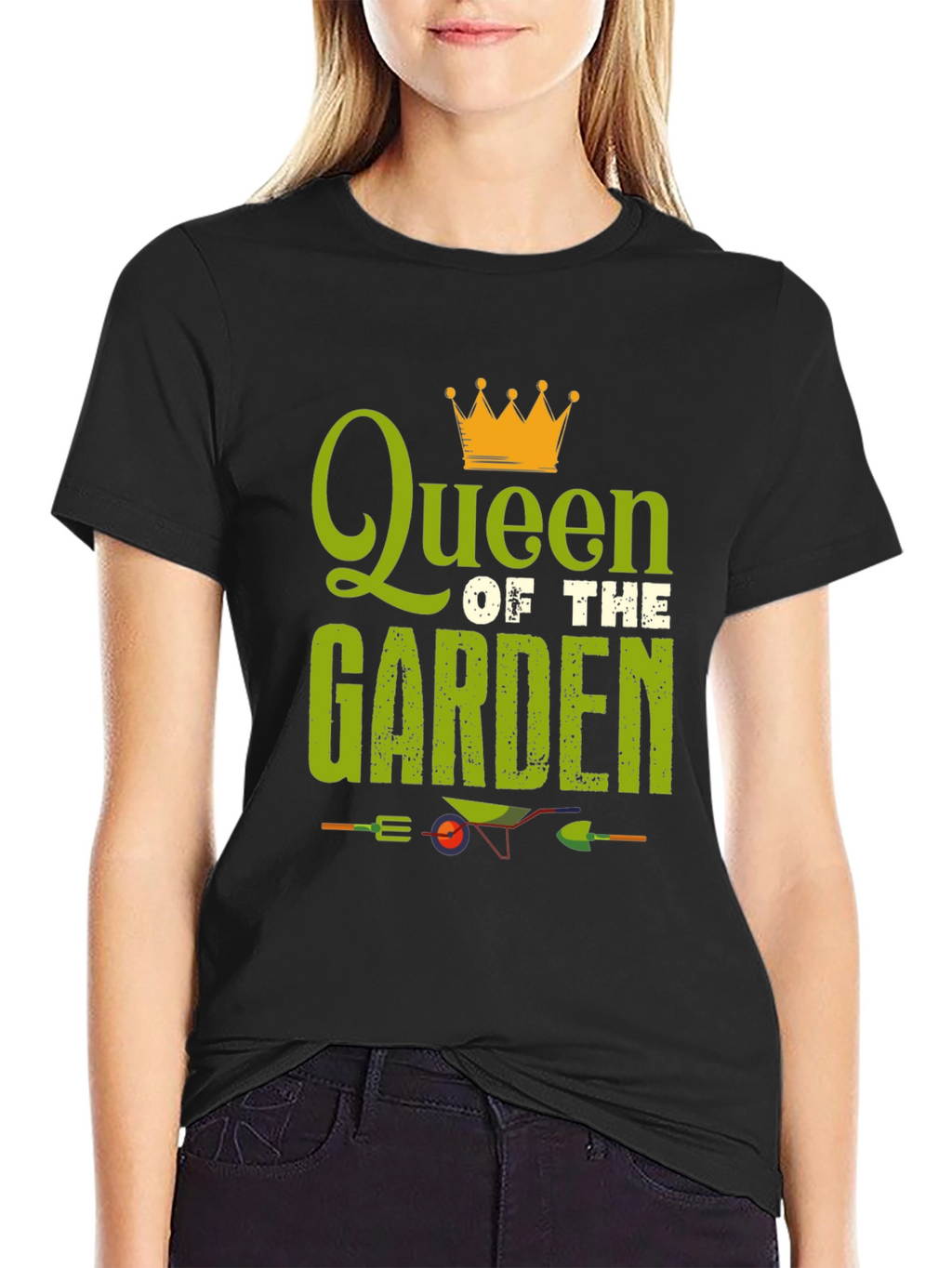 Queen of the Garden Black T-Shirt