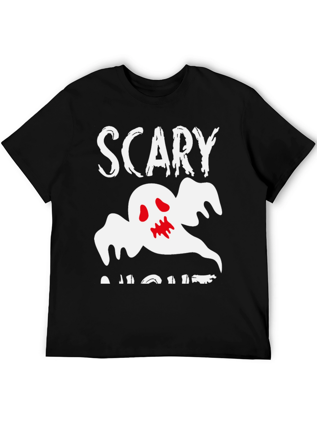 Scary Night Ghost Graphic T-Shirt
