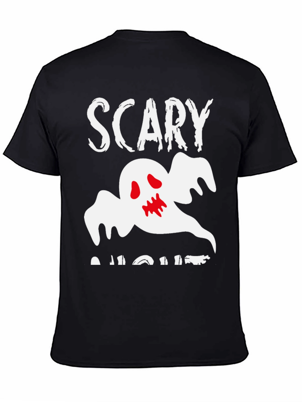 Scary Night Ghost Graphic T-Shirt